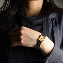 Hermes Cloajour CR1.240 Quartz Cal.976.001 SS / GP SS / GP Champagne Dial Overhauled