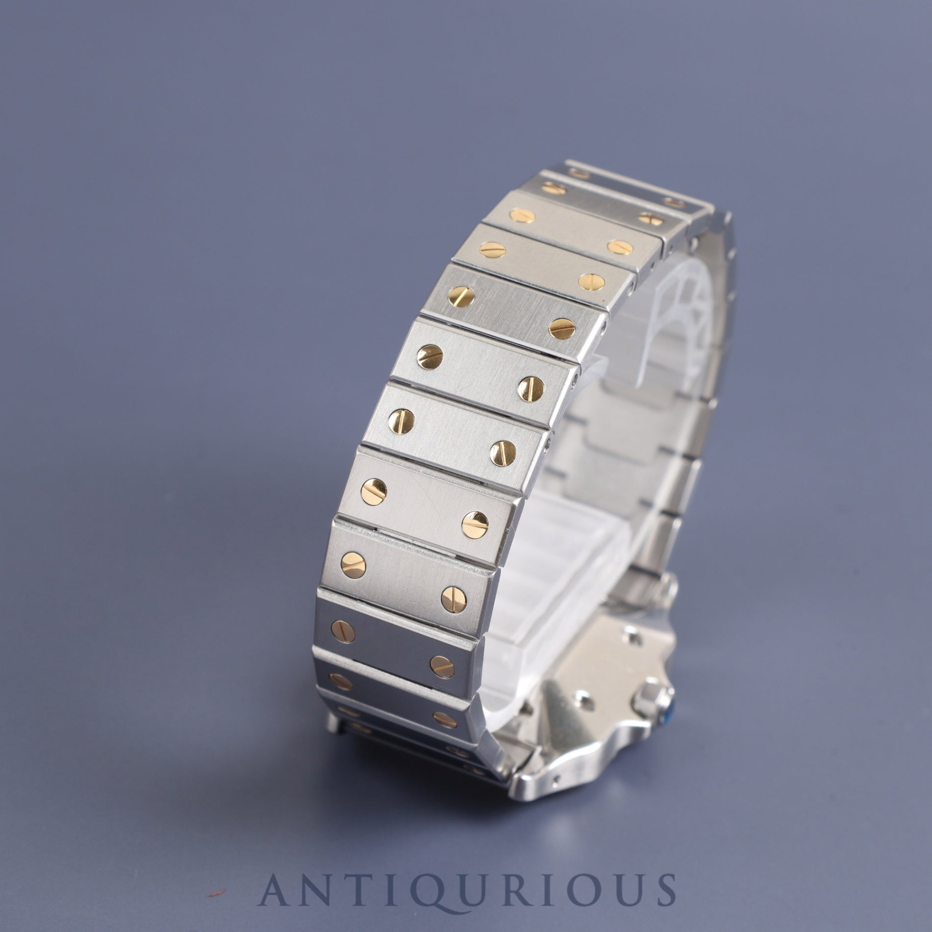 Cartier Santos Galbee LM 1172961 Automatic SS / YG White Roman Dial Complete service (full maintenance) completed at Cartier boutique