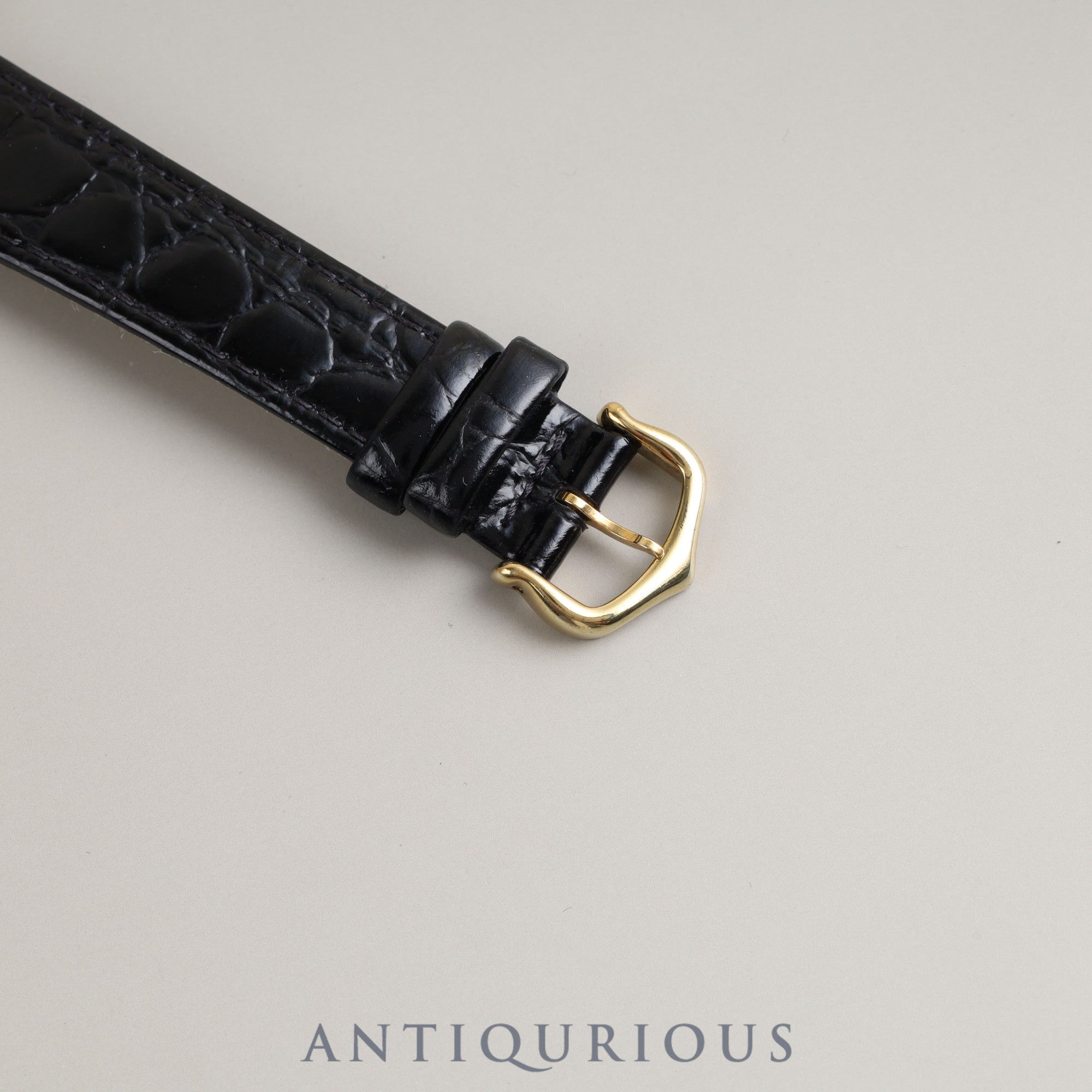 Cartier Must Tank LM Manual winding 925 Leather Genuine buckle (GP) Black onyx dial Overhauled