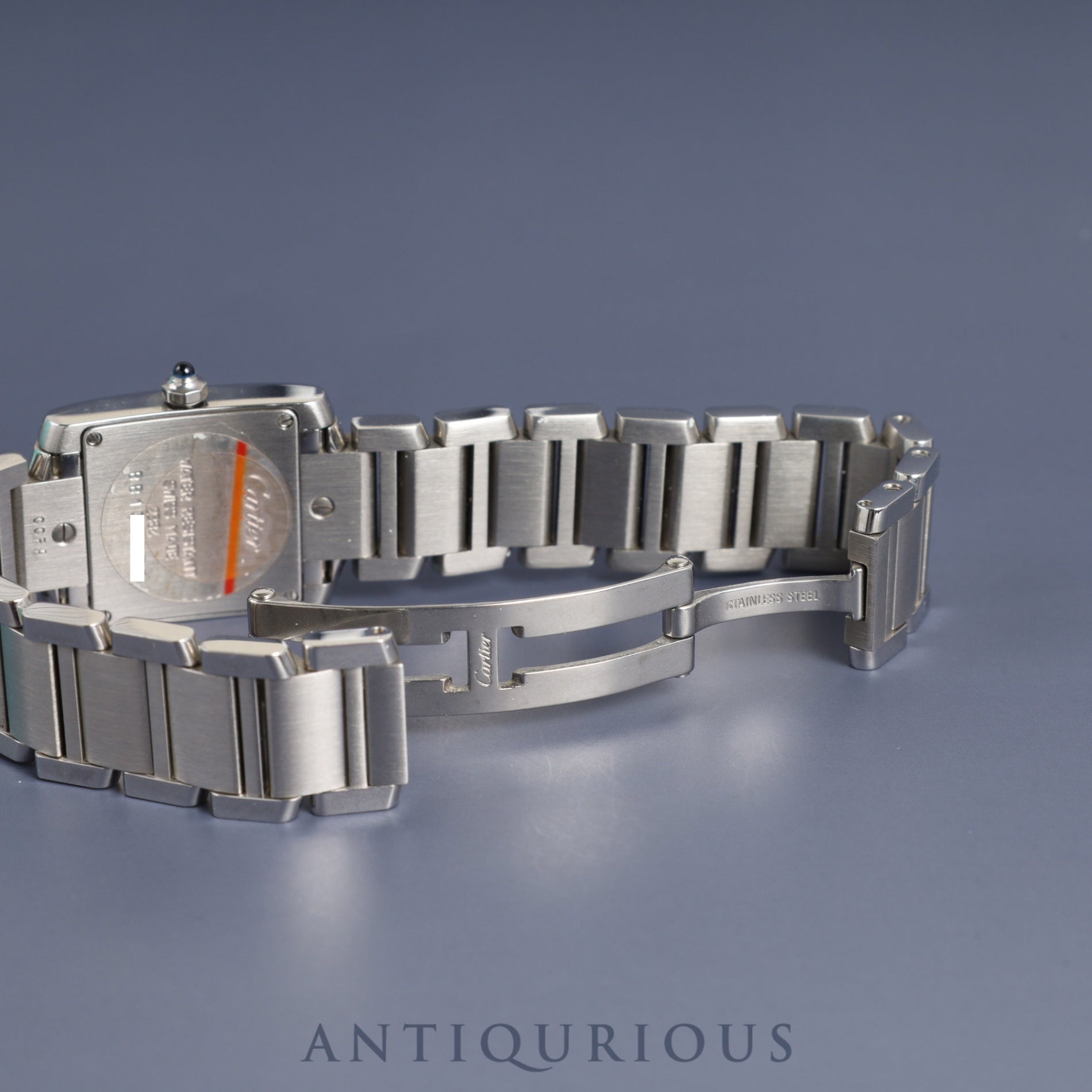 Cartier Tank Francaise SM W51008Q3 / 2384 Quartz Cal.057 SS SS White Roman Dial Box Booklet Warranty (2000) Overhauled