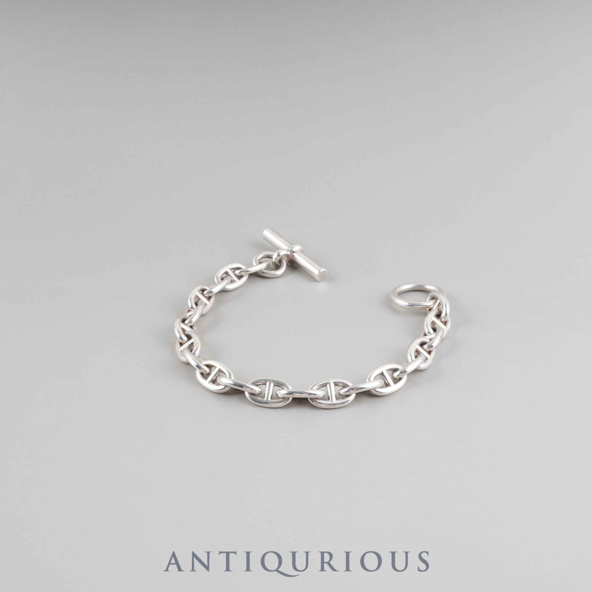 エルメス ブレスレット シェーヌダンクル PM スターリングシルバー 20コマ 箱 23年刻