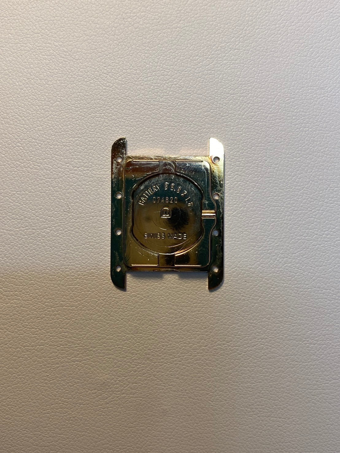 Cartier Must Tank MM 2415 Quartz Caliber 057 SV925 Leather Strap with Genuine GP Buckle, Ivory Roman Dial, Overhauled