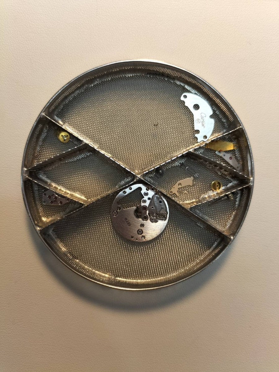 Cartier Must Vendôme VLC SM 18 Quartz Cal.81 SV925 Genuine Buckle (GP) Ivory Roman Dial Box Booklet Warranty Card Overhauled