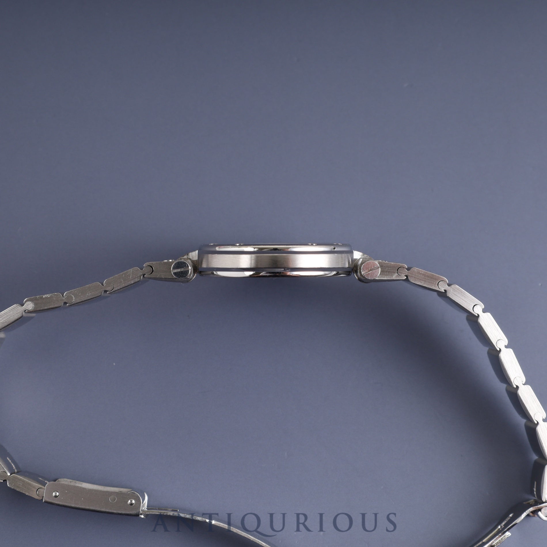 Cartier Santos Vendome SM 8192 Quartz SS SS Ghost (Gray) Dial Complete service (full maintenance) completed at Cartier boutique