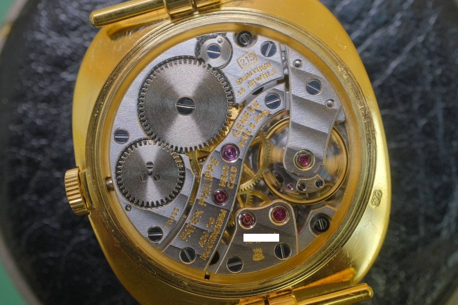 パテック・フィリップ ゴールデンエリプス 3948J 手巻き Cal.215 750 革 純正尾錠(750)ホワイトローマン文字盤 箱 タグ