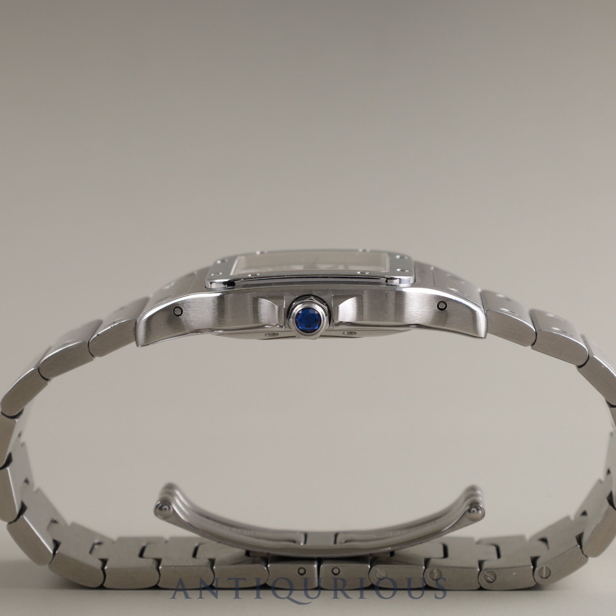 Cartier Santos Galbee LM 2319 Automatic SS SS Silver Guilloche Dial