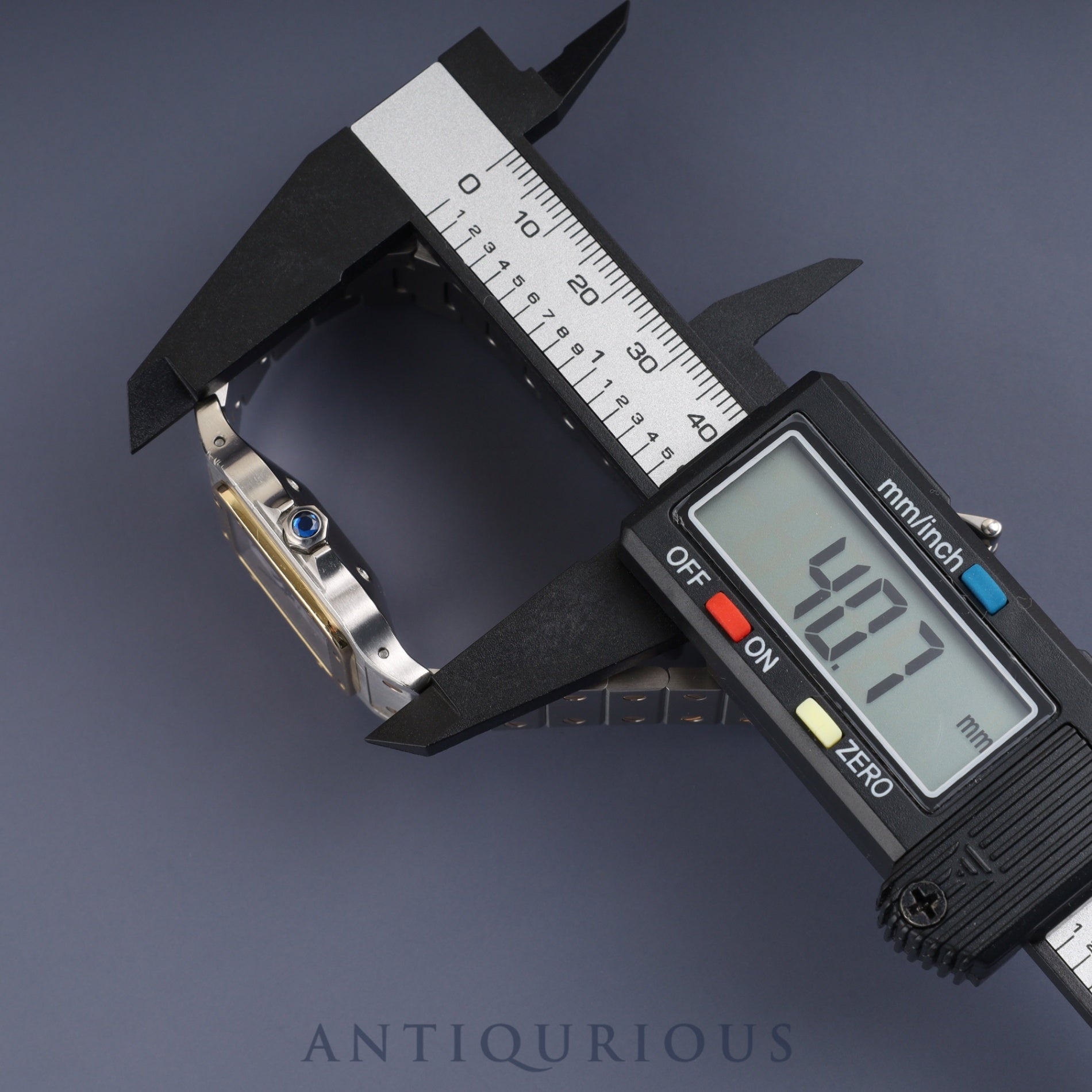 カルティエ サントス ガルベ LM 81036283 / 1172961 自動巻き SS/YG SS/YG ホワイトローマン文字盤 カルティエブティックにてコンプリートサービス済み 新品ブレス交換済み