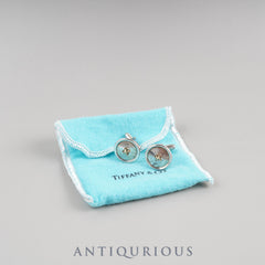ティファニー カフリンクス ボタンモチーフ SV925/750 保存袋