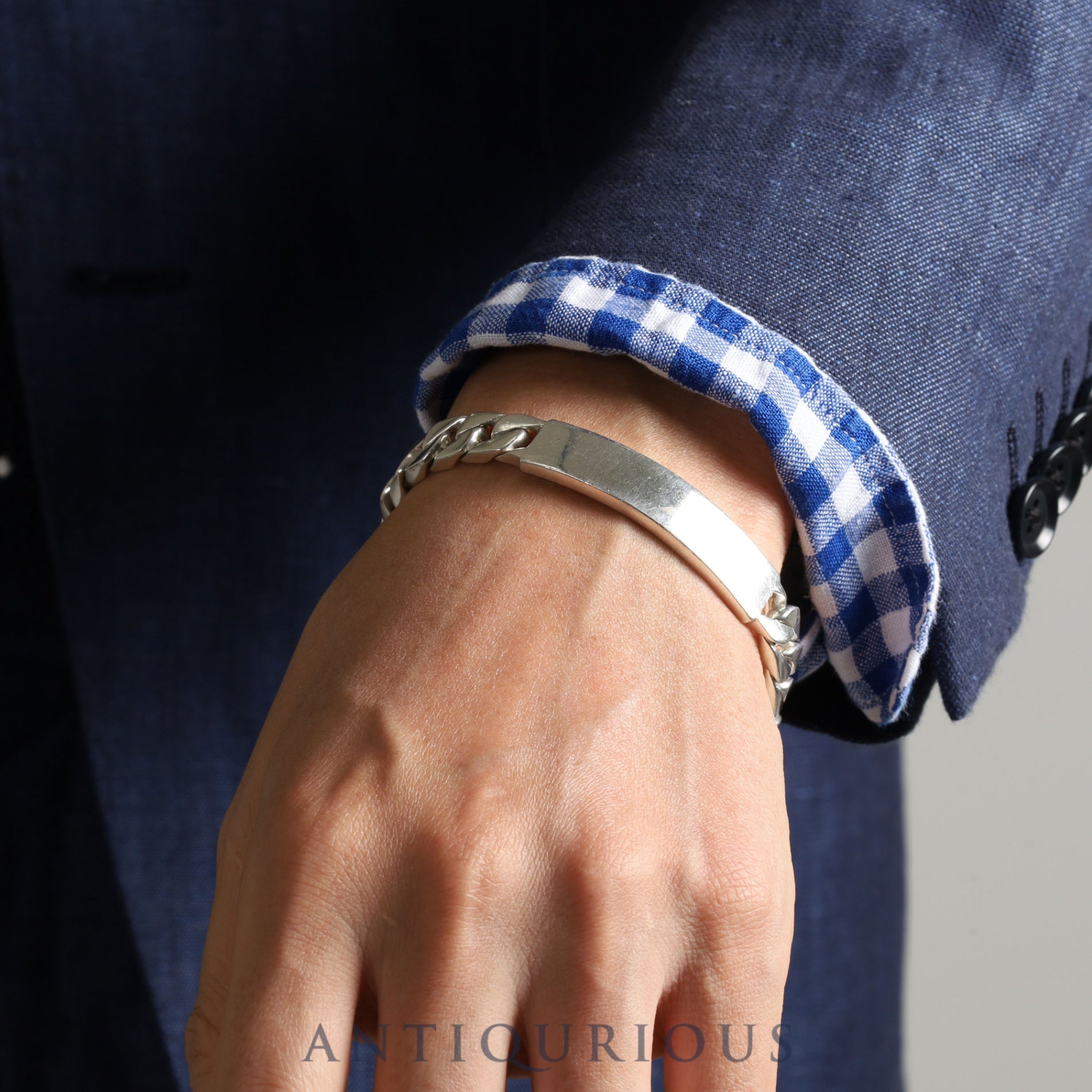 Tiffany bracelet ID chain SV925