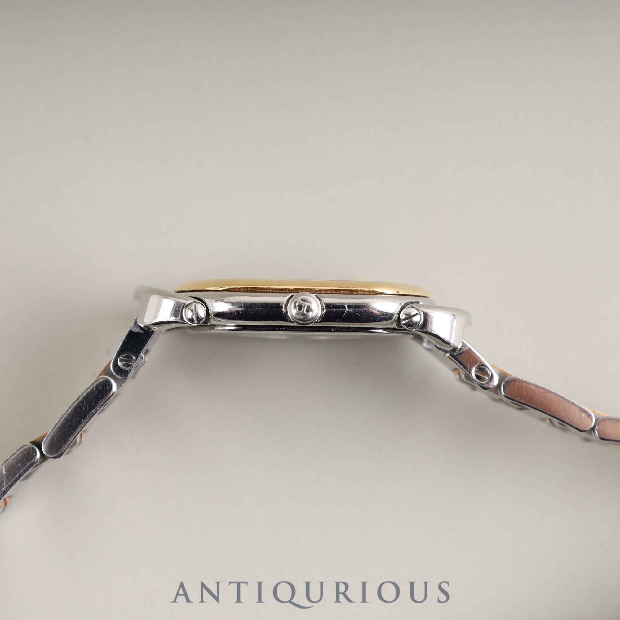 Hermes Rally RA1.220 Quartz Cal.976.001 SS/GP SS/GP White Dial Overhauled