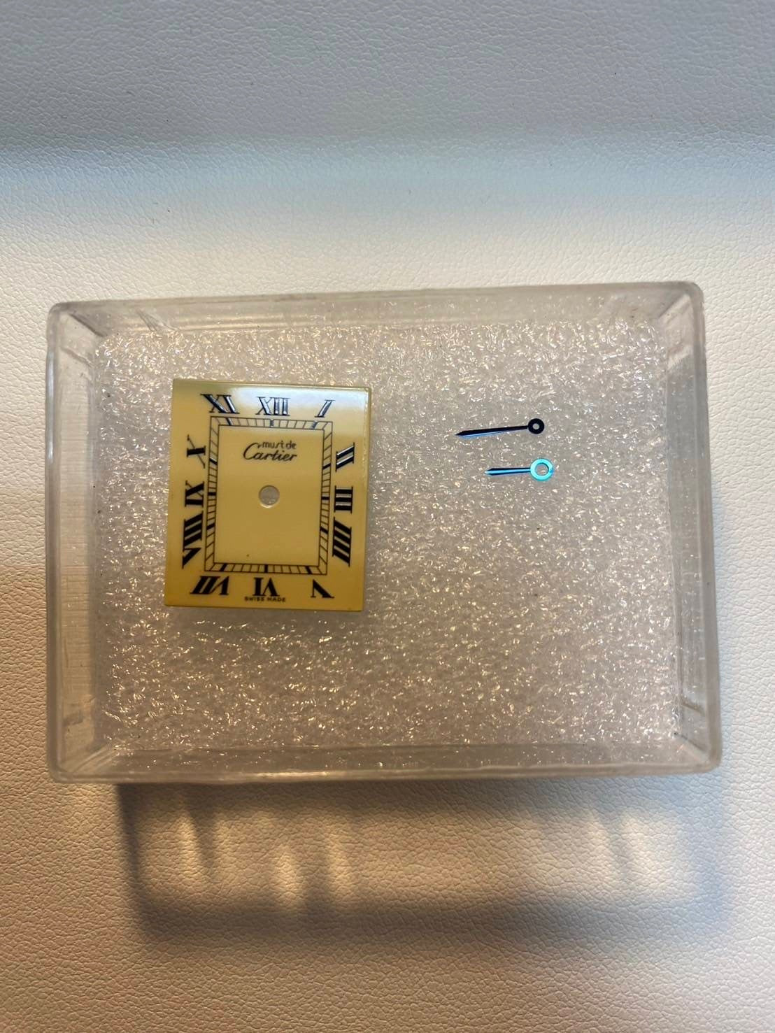 Cartier Must Tank LM 81974053 Manual winding Cal.78-1 SV925 Leather Genuine buckle (GP) Ivory Roman dial Circa 1976-Early 1980s Overhauled