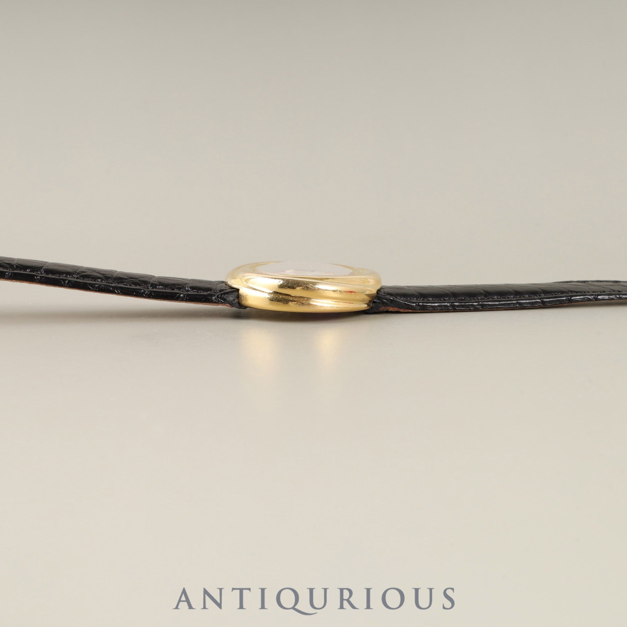 Cartier Must Trinity W1010644 / 2735 Quartz Caliber - SV925 Leather Genuine D-buckle (GP) Trinity Dial Box Completely serviced at a Cartier boutique