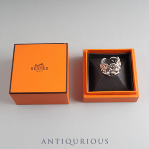 Hermes Ring Chaine d'Ancre Anchaine GM SV925 #55 Box 22 Years