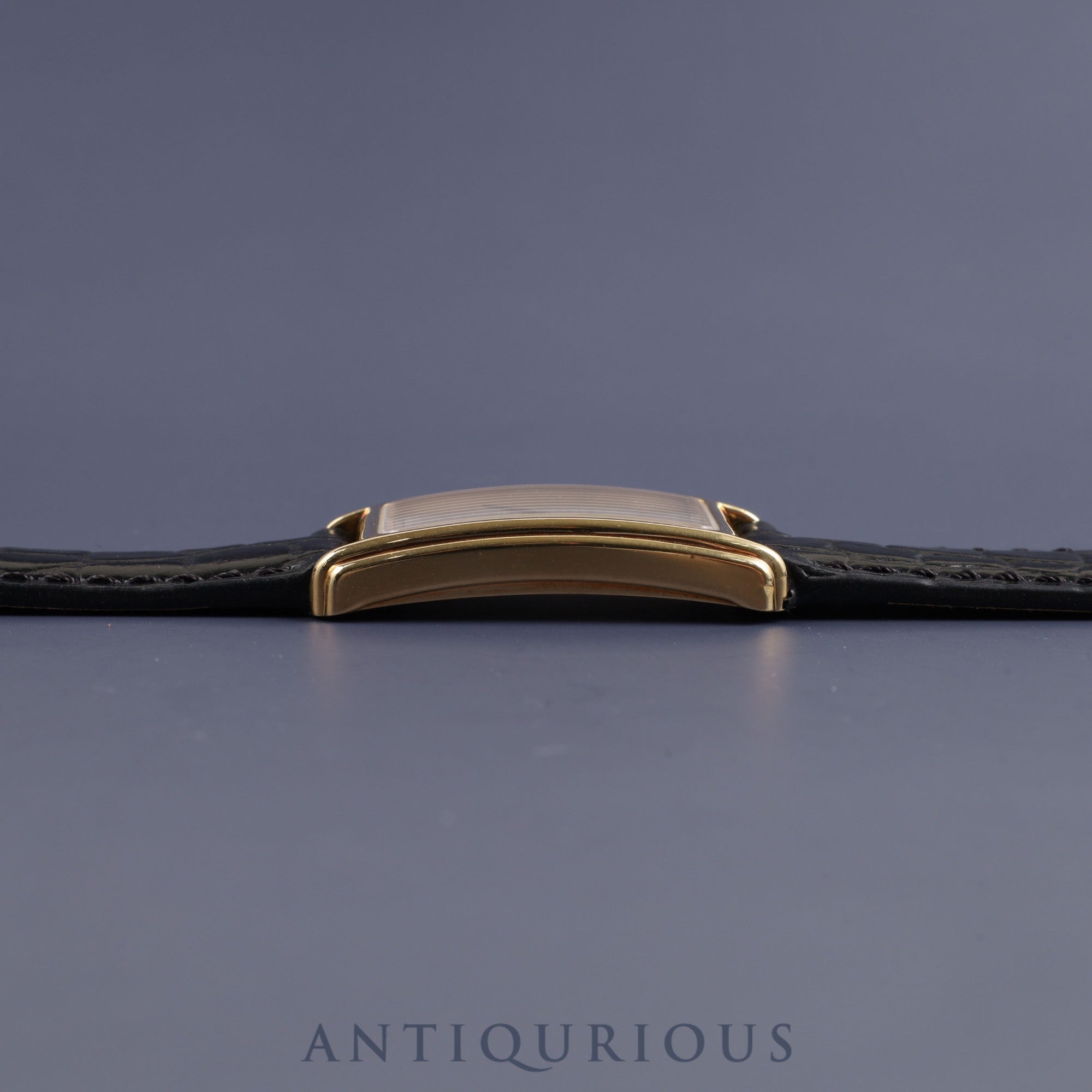 Tiffany Classic M0430 Quartz YG Leather Genuine Buckle (GP) White Dial Box Warranty (1994)