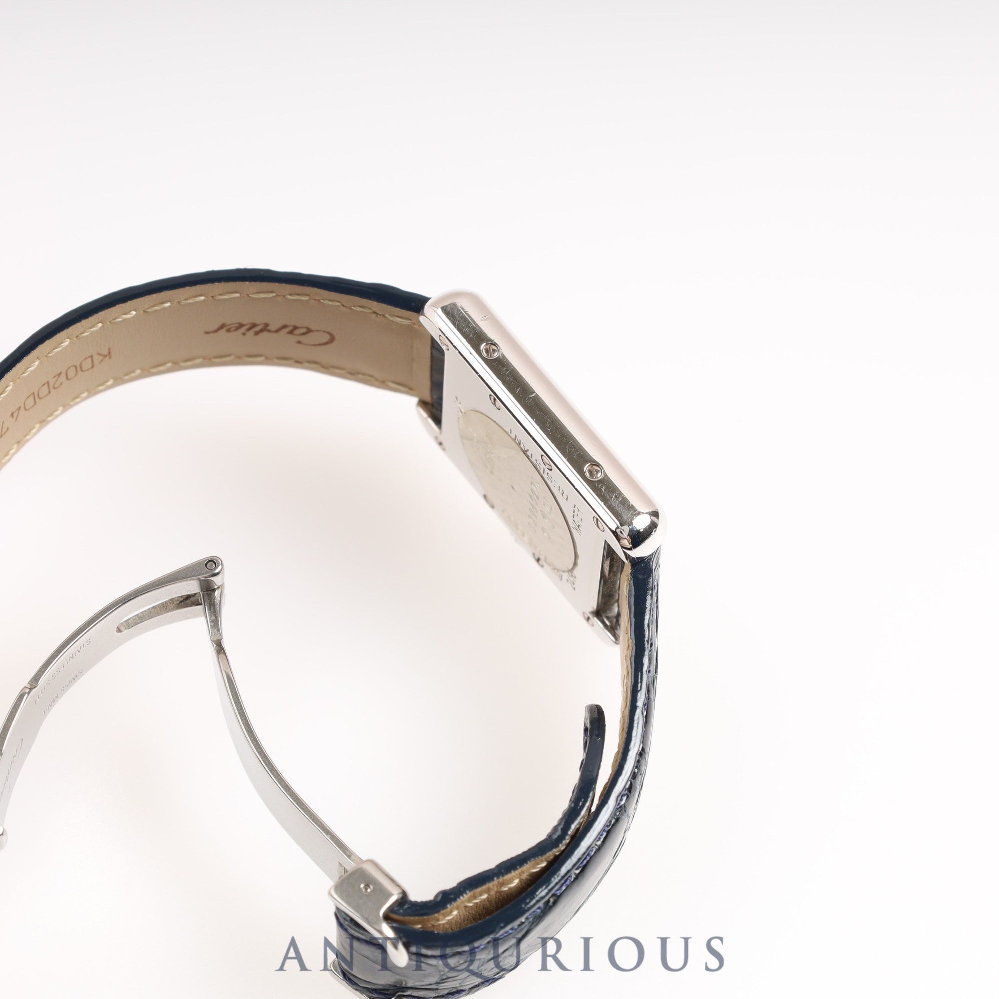 Cartier Must Tank MM QZ Silver Roman Box