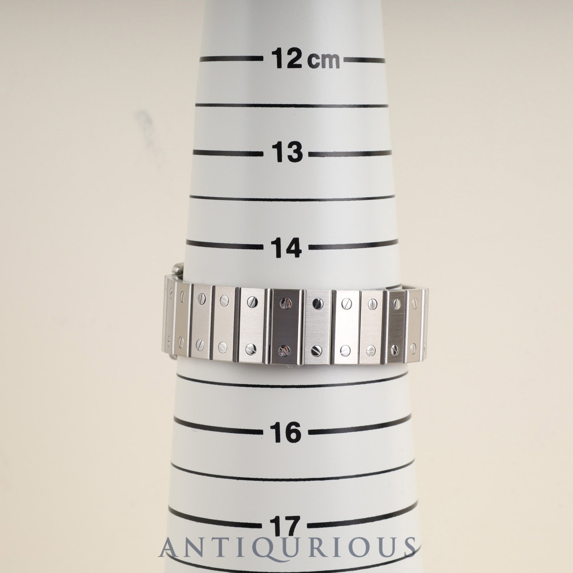 Cartier Santos Galbee LM 2960 Automatic Stainless Steel Watch with White Roman Dial. Completely serviced at a Cartier boutique.