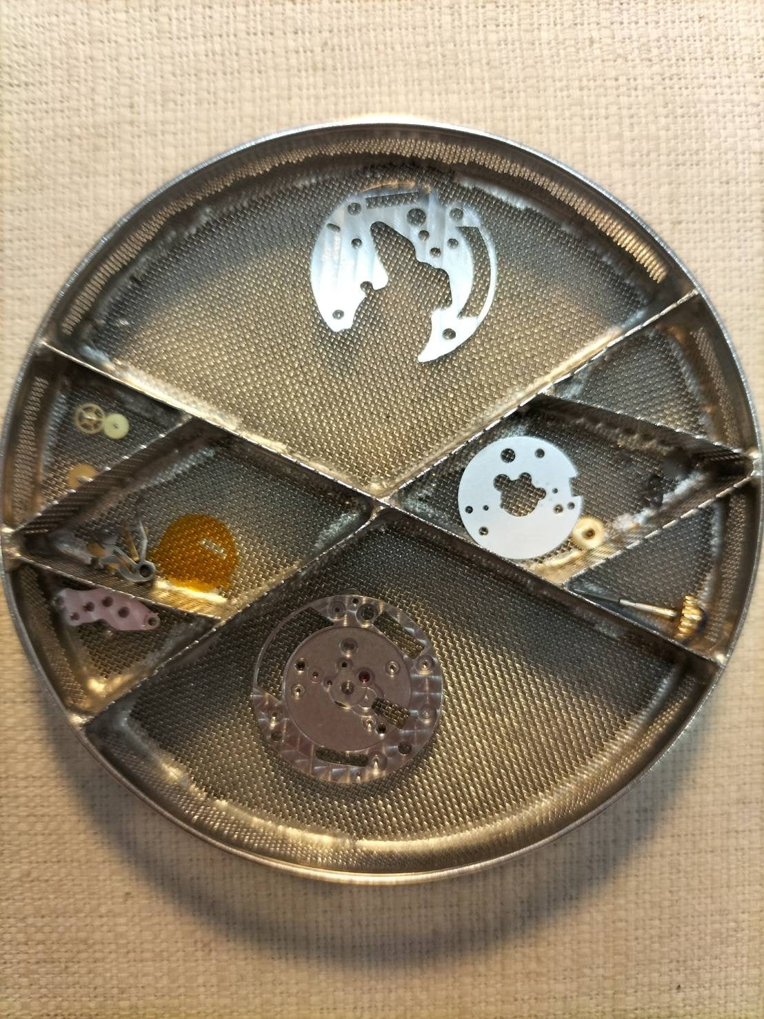 Cartier Must Vendome VLC SM 590004 Quartz Cal.90 SV925 Leather Genuine D Buckle (GP) Trinity Dial Booklet Overhauled