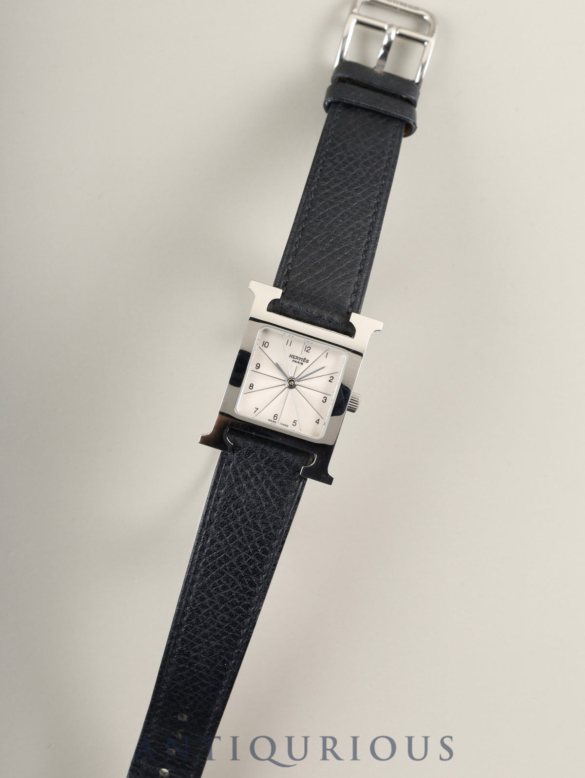 エルメス H WATCH Hウォッチ HH1.210 クォーツ Cal.901.001 SS 純正革 