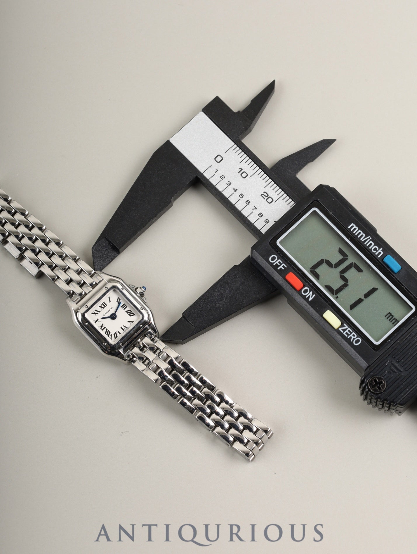 Cartier Panthère de Cartier Mini WSPN0019 / 4188 Quartz Cal.059 Stainless Steel Silver Roman Dial Booklet Warranty Card (2019) Overhauled