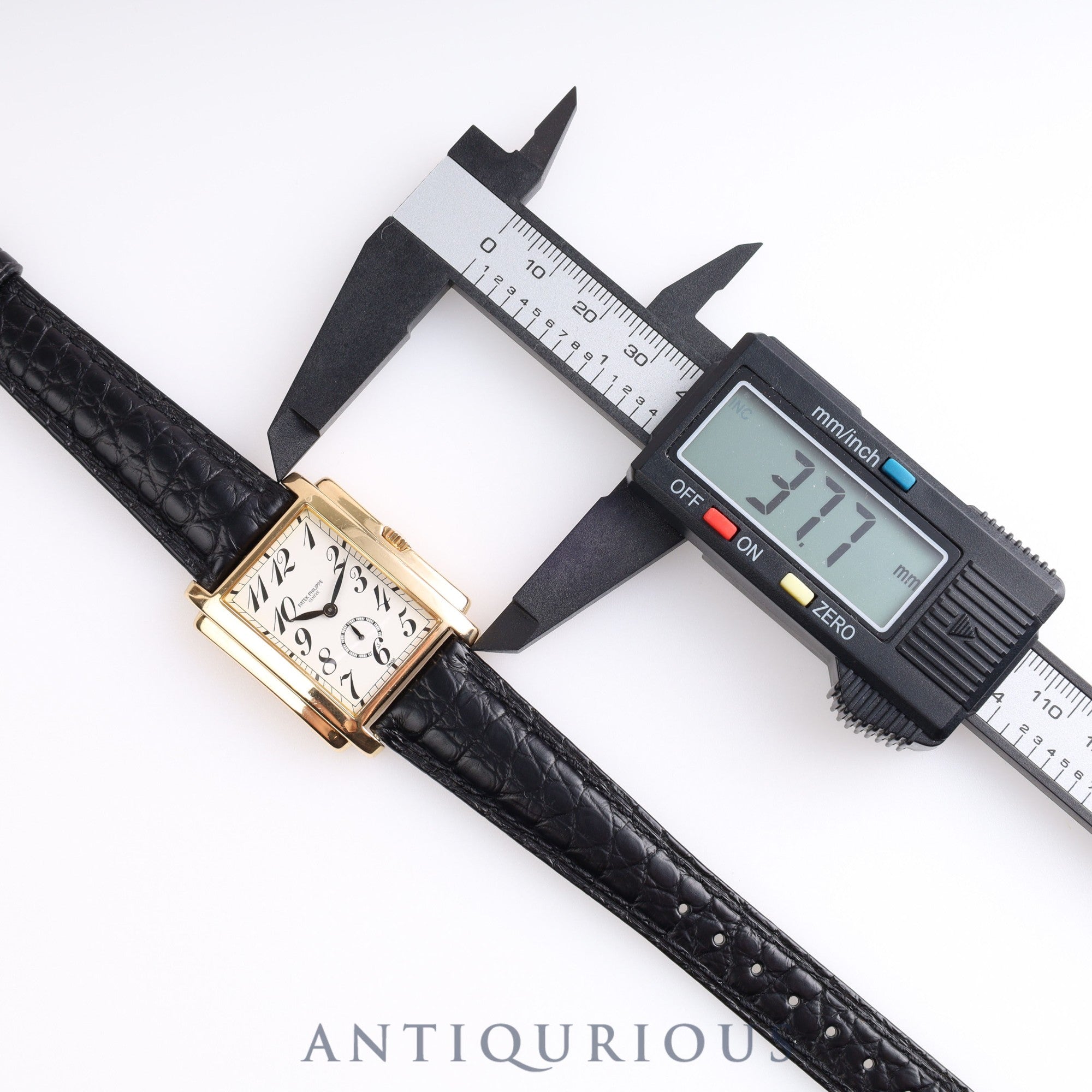 Patek Philippe Gondolo 5024J Manual winding Cal.215 YG Leather White Arabic dial Box Warranty (1995) Booklet