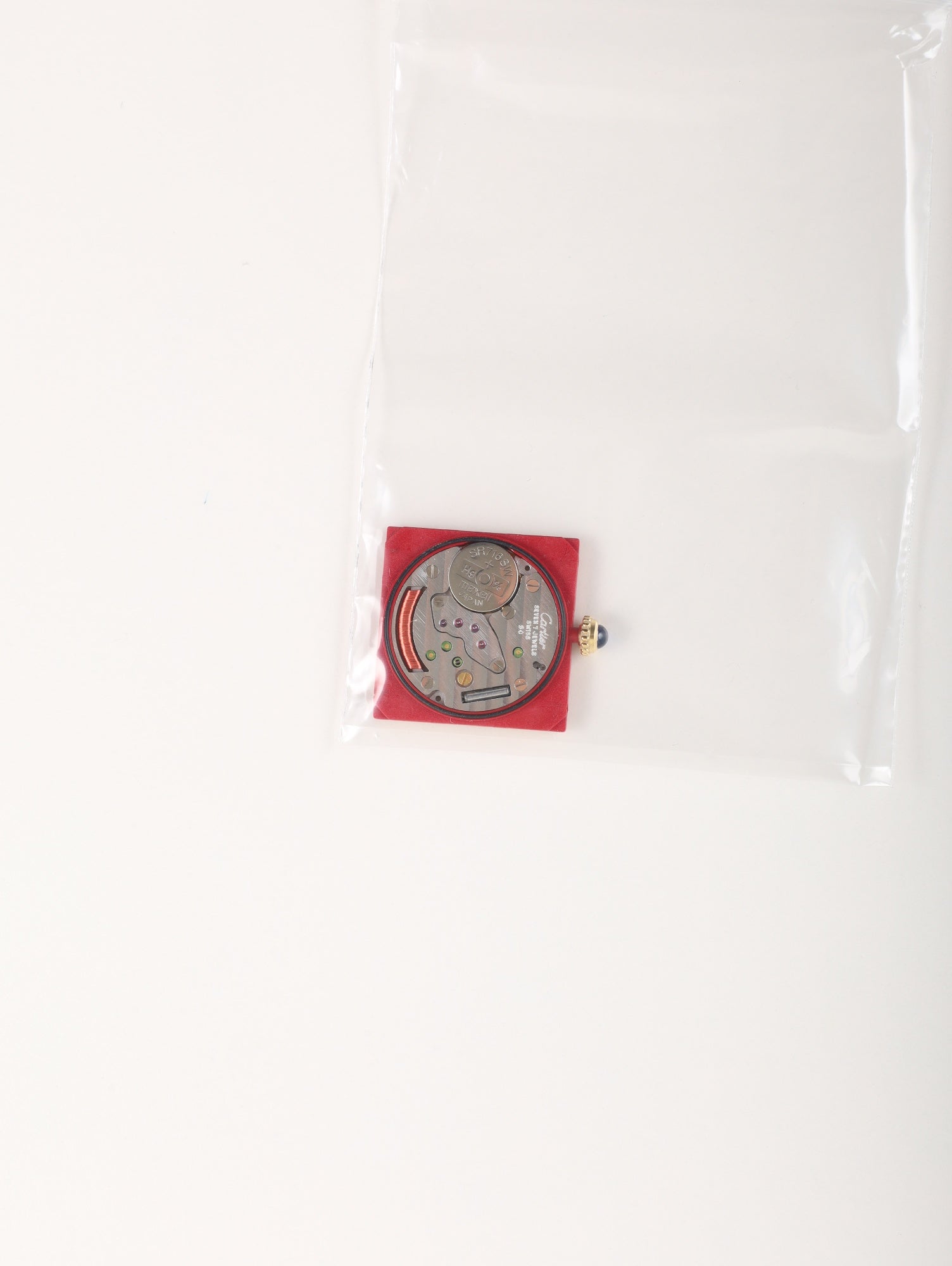 Cartier Must Tank LM 590005 Quartz Cal.90 SV925 Leather Genuine Buckle (GP) Ivory Roman Dial Overhauled and Finished to Like New