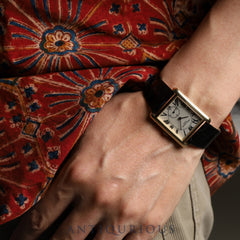 Patek Philippe Gondolo 5014J Manual winding Cal.215 750 Leather Genuine buckle (750) White Arabic dial 27 x 35mm Box Case Overhauled