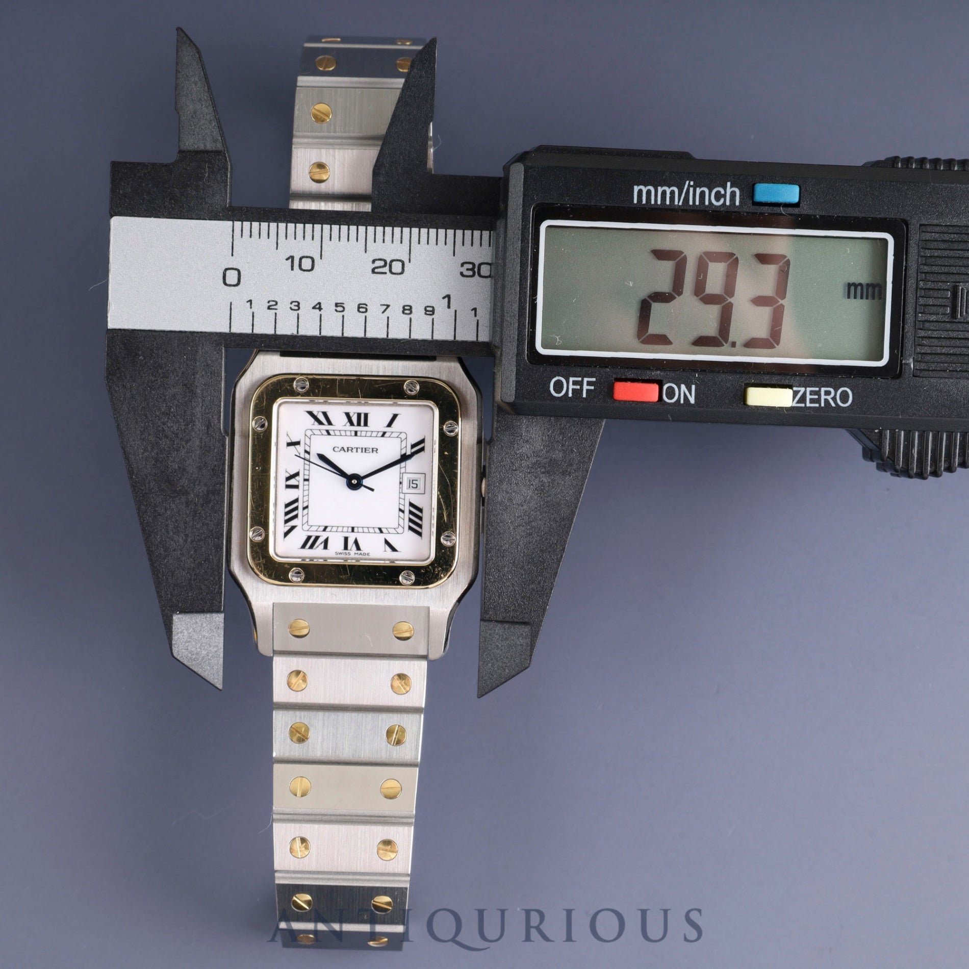 Cartier Santos Galbee LM 2961 Automatic SS/YG SS/YG White Roman dial Complete service (full maintenance) completed at Cartier boutique