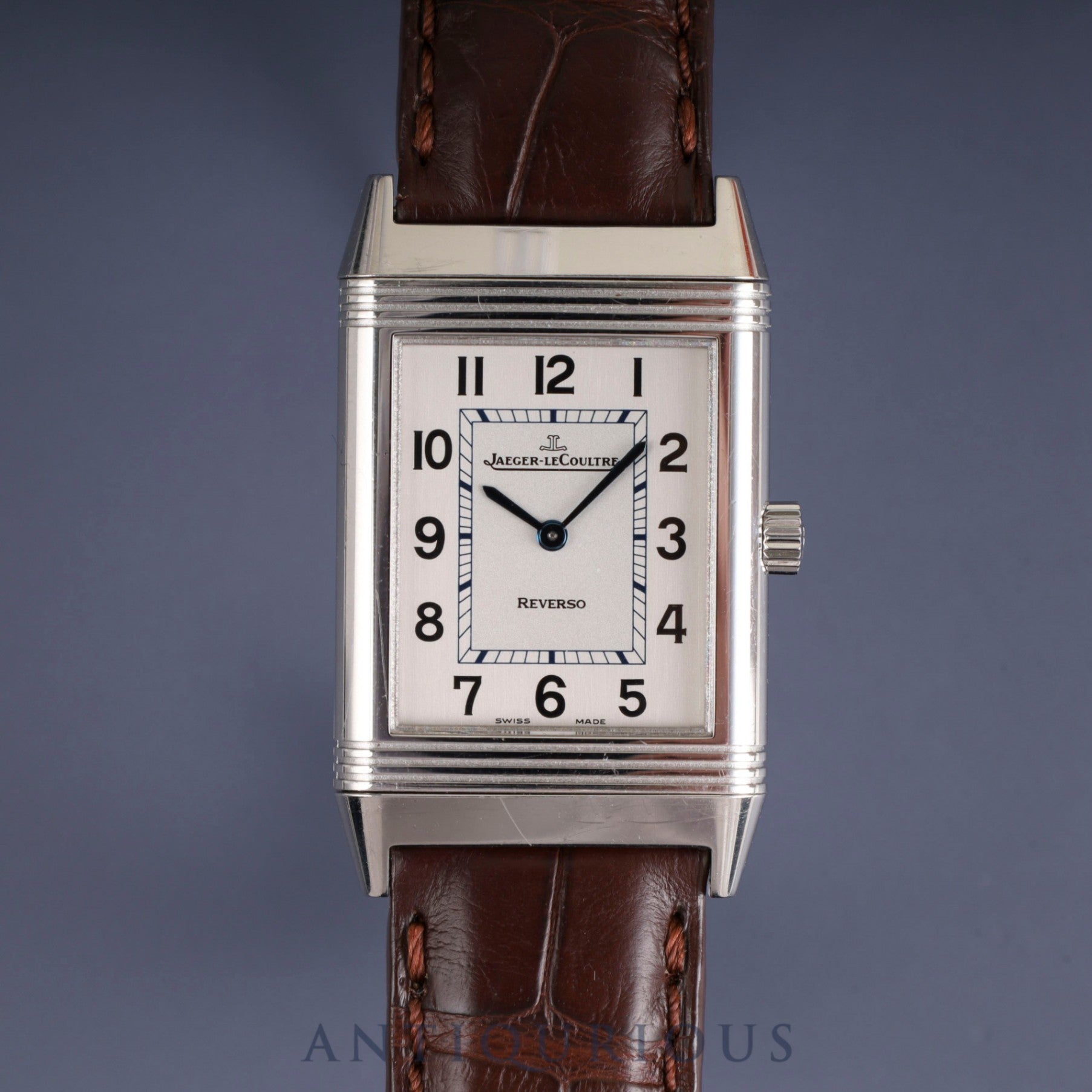 Jaeger-LeCoultre Reverso Classic Q2508412 / 252.8.86 Manual winding Cal.846/1 SS Genuine leather strap Genuine buckle (SS) Silver dial Box Booklet Warranty card (2015) Cloth Genuine replacement strap Overhauled