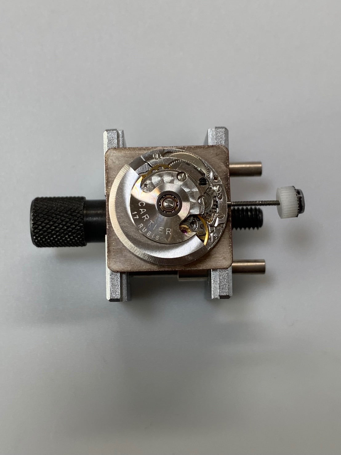 カルティエ サントス カレ LM 2961 自動巻き Cal.ETA2671 SS/YG SS/YG ガーネットダイヤル ボルドー文字盤(SWISS表記)オーバーホール済み