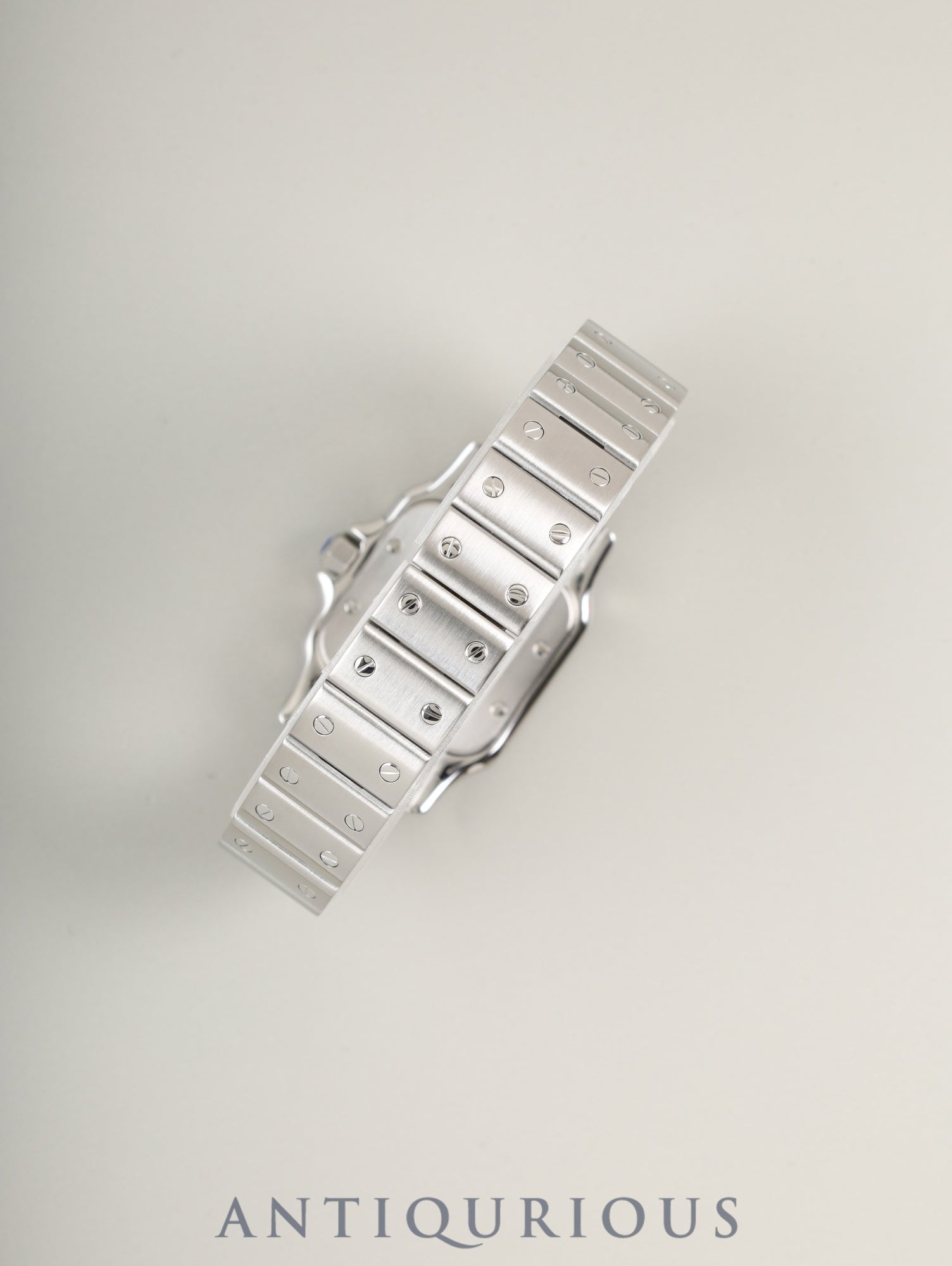 Cartier Santos Galbee SM W20056D6 / 1565 Quartz Caliber - Stainless Steel Ivory Roman Dial Completely Serviced at a Cartier Boutique