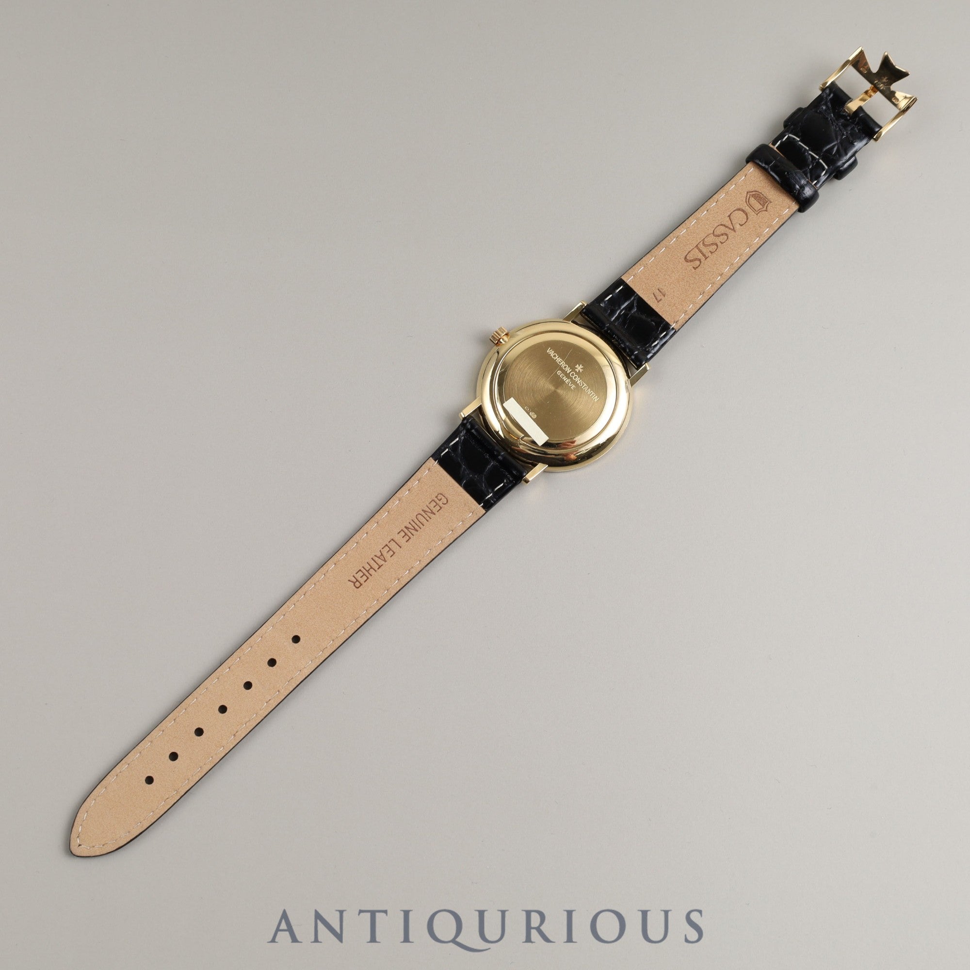 ヴァシュロン・コンスタンタン エッセンシャル 31039 手巻き Cal.1132 750YG 革 純正尾錠(750YG)ホワイト文字盤