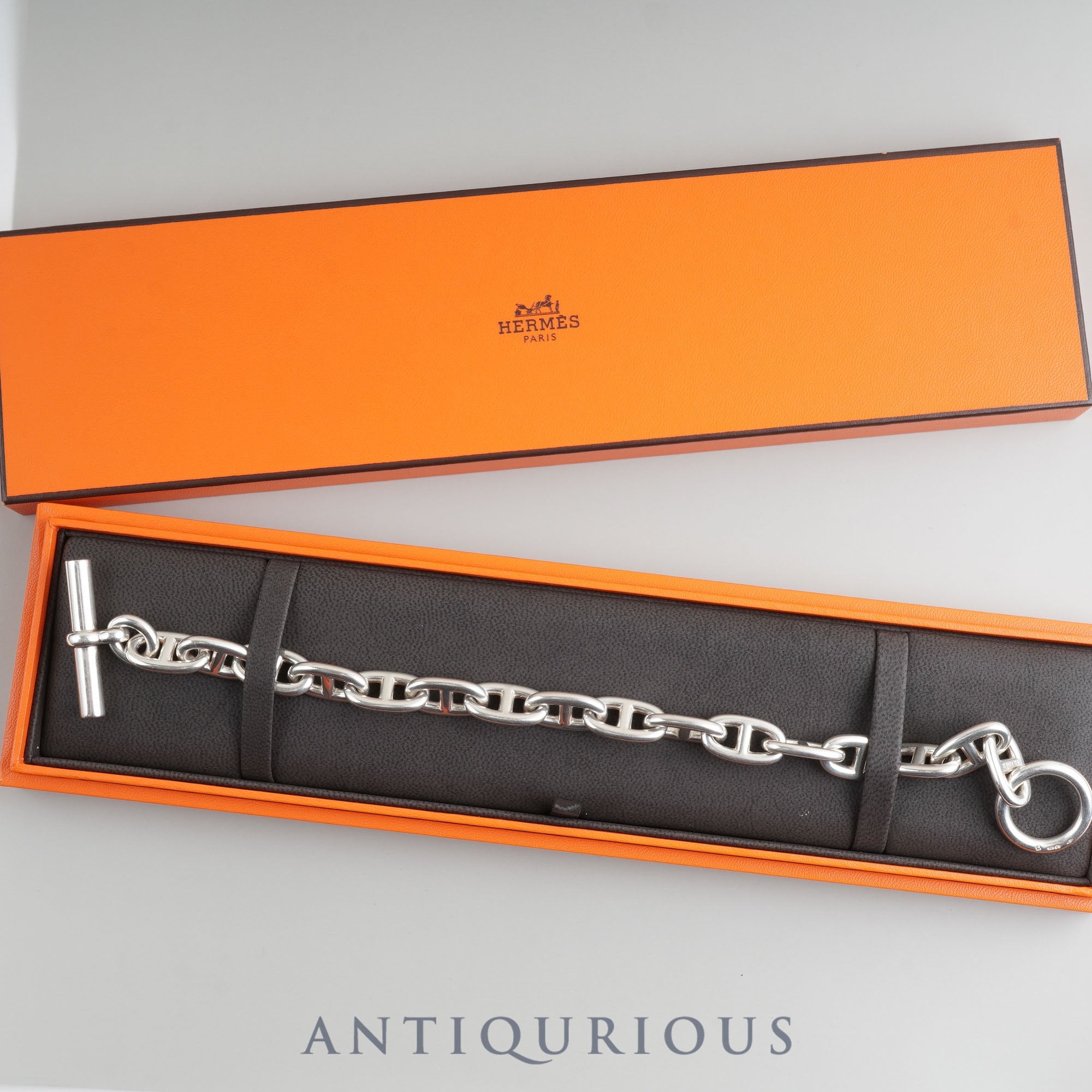 Hermes Bracelet Chaine d'Ancre GM 16 links Margiela period SV925 box