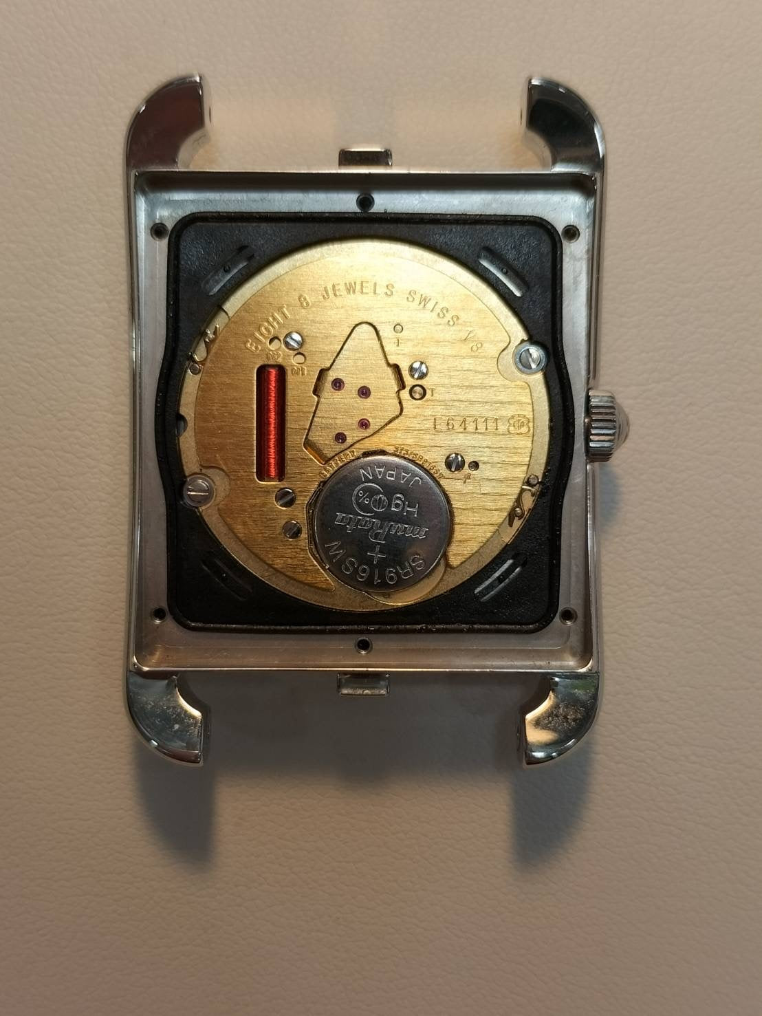 エルメス ケープコッド CC1.810 クォーツ Cal.E64111 SS 純正革ベルト 純正尾錠(SS)ダークブラウンアラビア文字盤 箱 冊子 オーバーホール済み