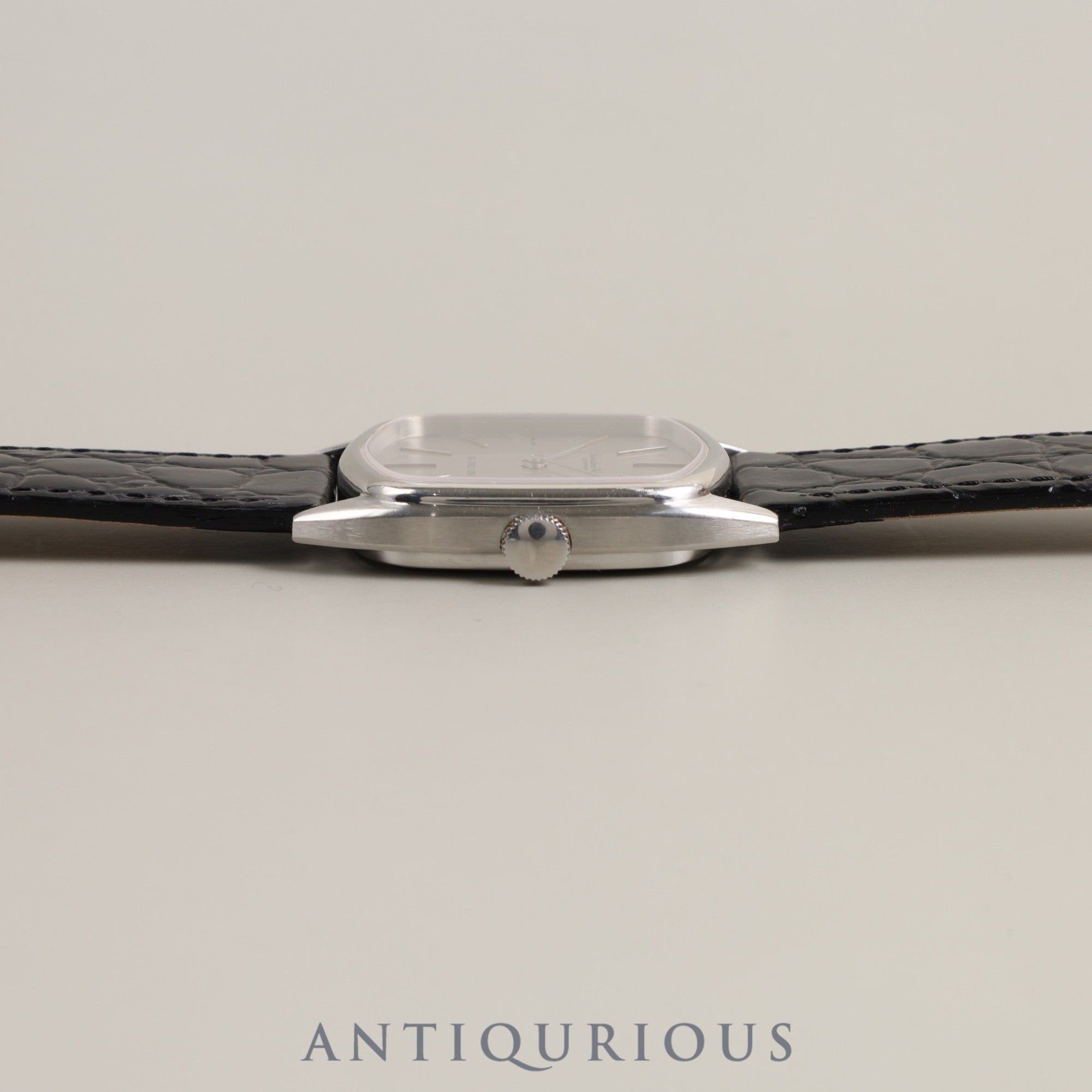 IWC Da Vinci Line 2576 Manual Winding Cal.423 SS Leather Silver Dial Overhauled IWC
