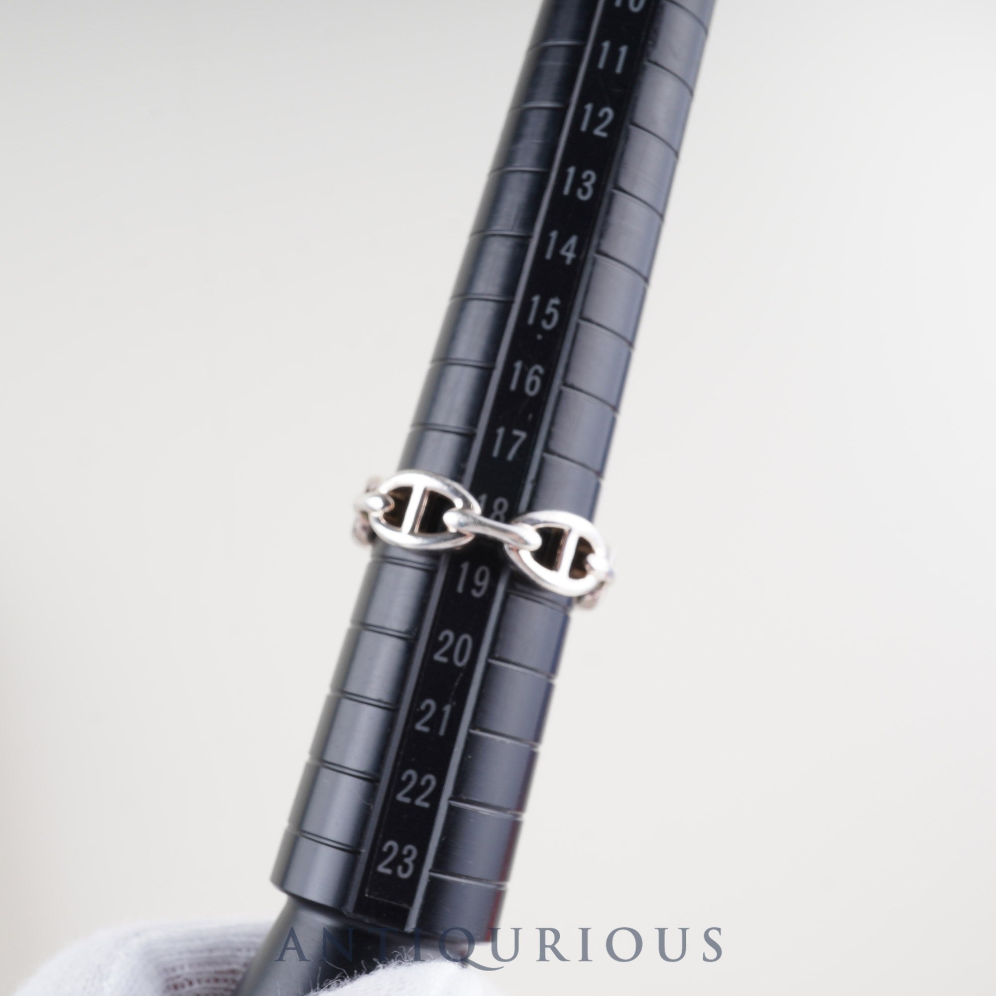 Hermes Ring Chaine d'Ancre Enchaine PM SV925 #59