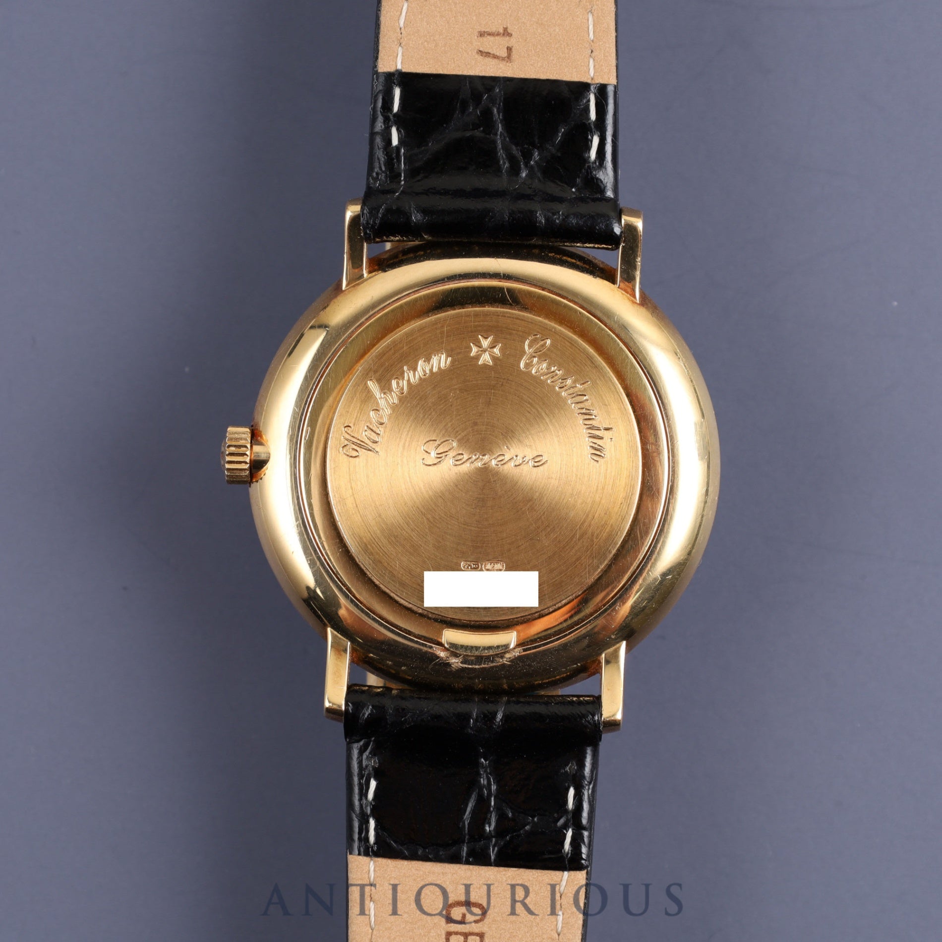 Vacheron Constantin Essential 31039/1 Manual winding Cal.1132.2 YG Leather Genuine buckle (750) White dial Overhauled