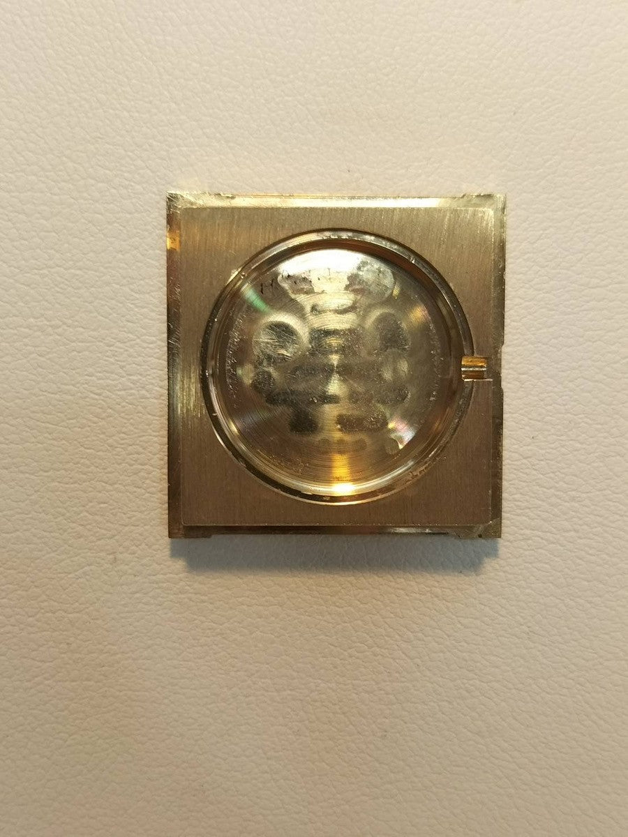 Cartier Must Tank LM Manual Winding Cal. 78-1 SV925 Leather Strap Genuine Buckle (GP) Onyx Dial Box Overhauled