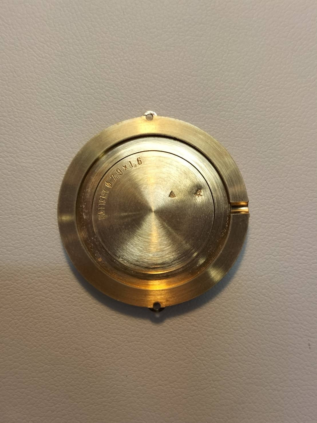 Cartier Must Vendome VLC LM W1009754 / 1861 Quartz Cal.690 SV925 Leather Genuine D Buckle (GP) Arabic CC Dial Box Warranty (1997) Overhauled