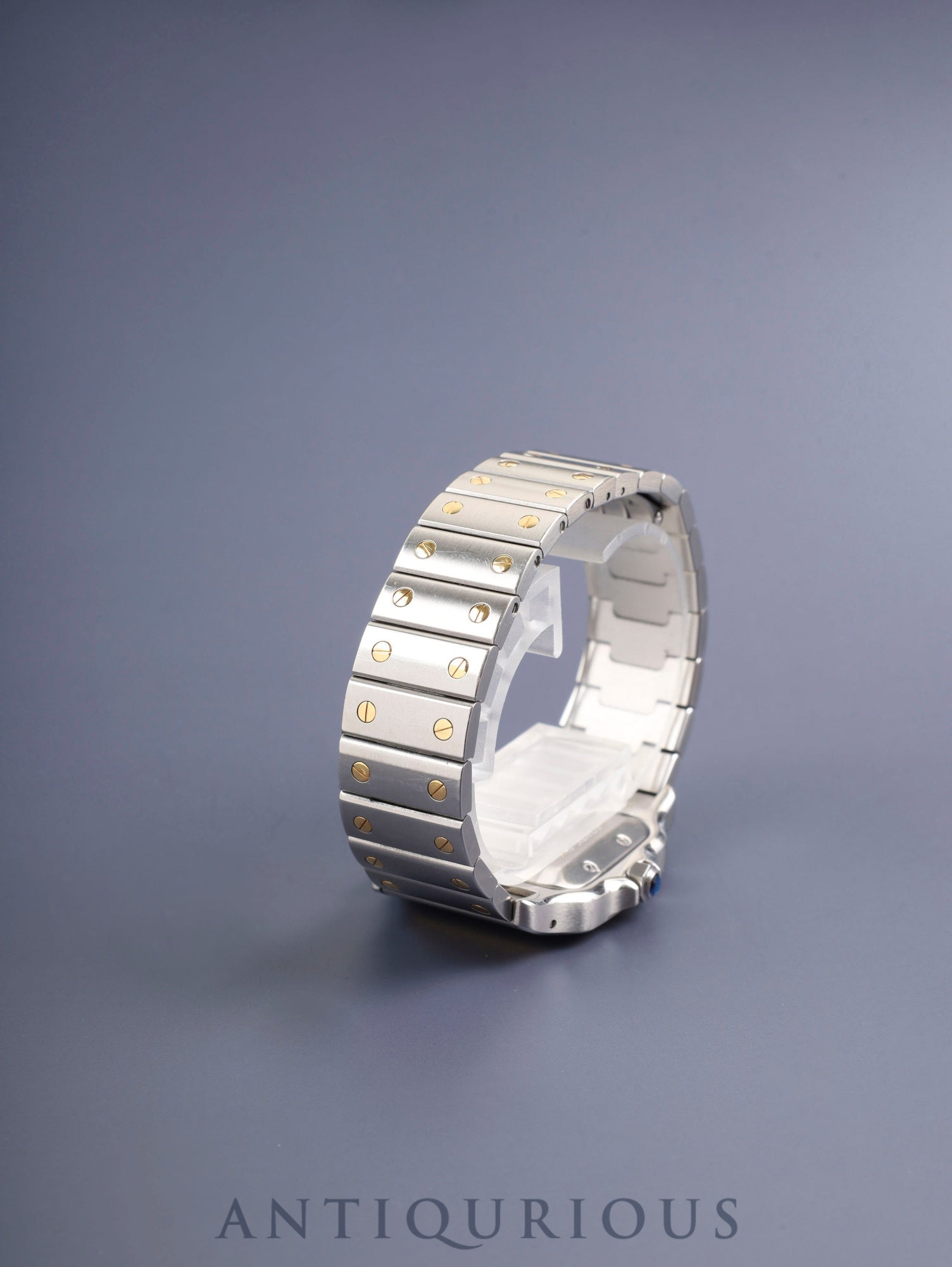 カルティエ サントス ガルベ LM W20058C4 / 2319 自動巻き SS/YG SS/YG シルバーギョーシェ文字盤 オーバーホール済み