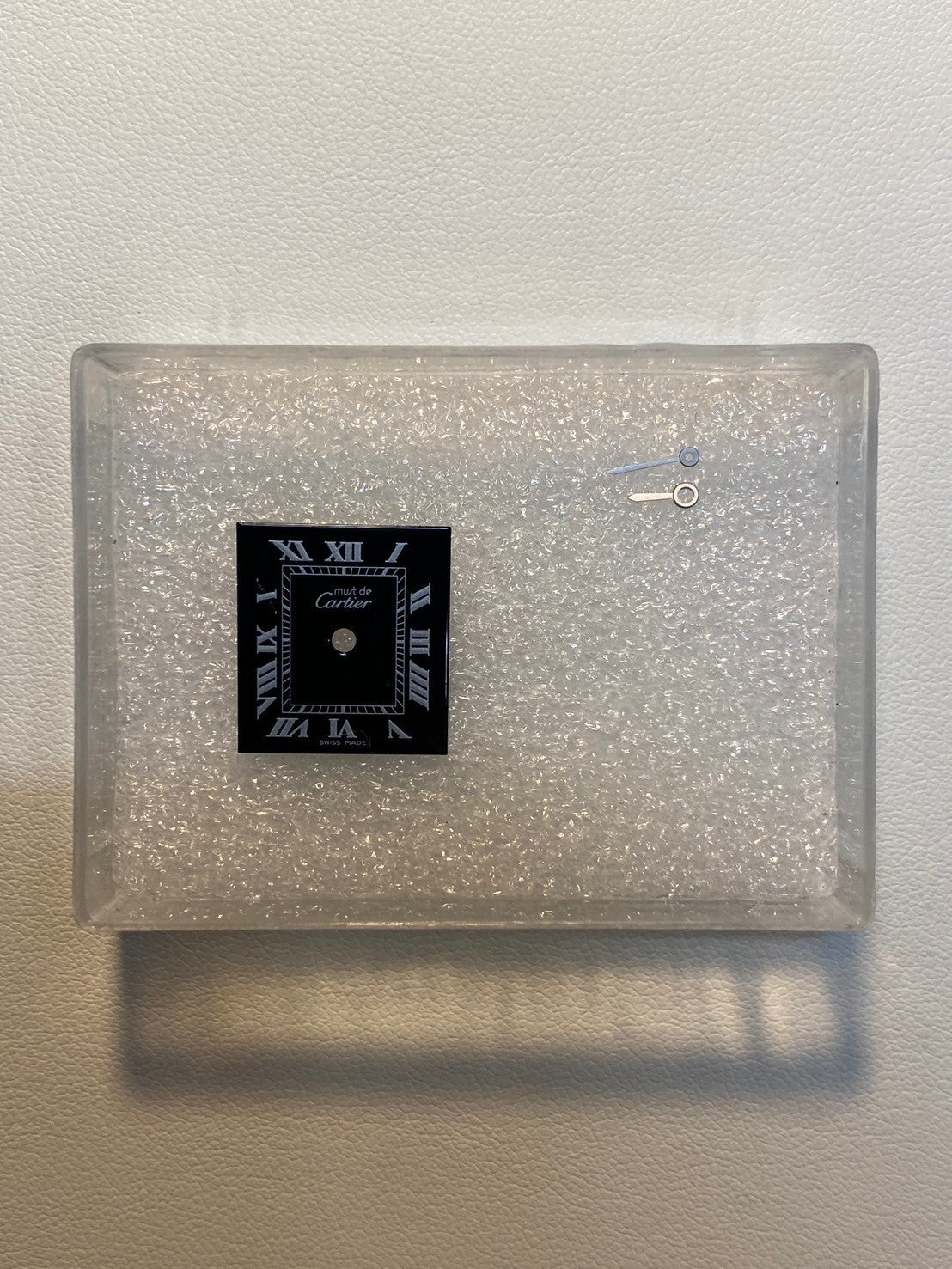 カルティエ マストタンク SM 手巻き Cal.78-1 SV925 純正革ベルト 純正尾錠(GP)ブラックローマン文字盤 オーバーホール済み