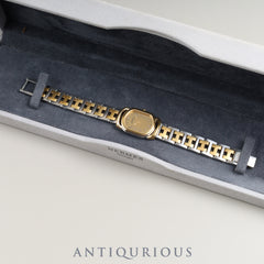 エルメス ラリー 77.03 クォーツ Cal.976.001 SS/GP SS/GP ゴールド文字盤 ケース オーバーホール済み