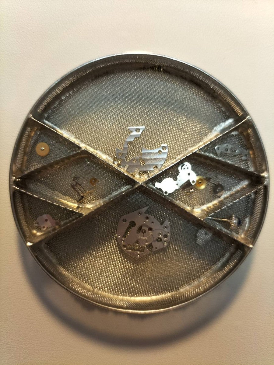 Cartier Must Tank MM 2416 Quartz Caliber 057 SV925 Leather Strap with Genuine Stainless Steel Buckle, White Roman Dial, Overhauled