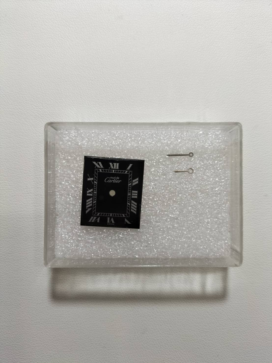 カルティエ マストタンク LM 6 手巻き Cal.78-1 SV925 革 純正ピンバックル(GP)ブラックローマン文字盤(SWISS表記)純正レザーベルト付き オーバーホール済み