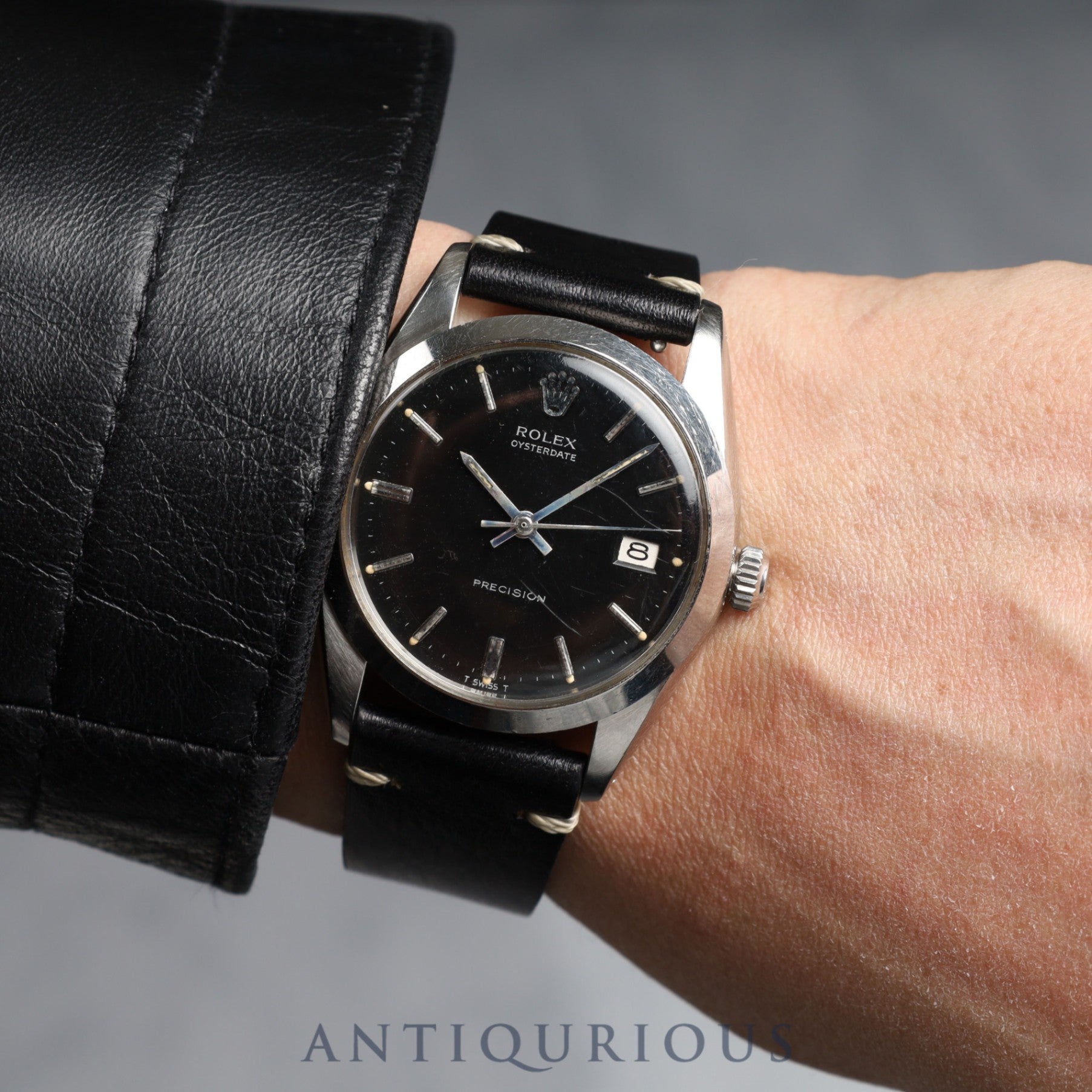 Rolex Oysterdate Precision 6694 Black Dial 1965