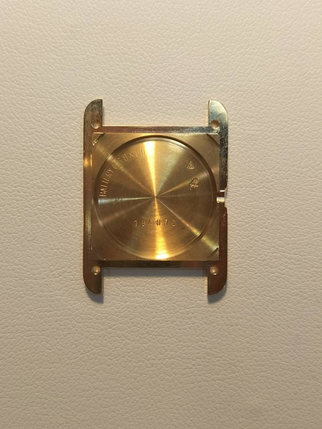 カルティエ マストタンク SM 1613 クォーツ Cal.057.08 SV925 純正革ベルト 純正尾錠(GP)アイボリーローマン文字盤 箱 保証書(ブランク)オーバーホール済み