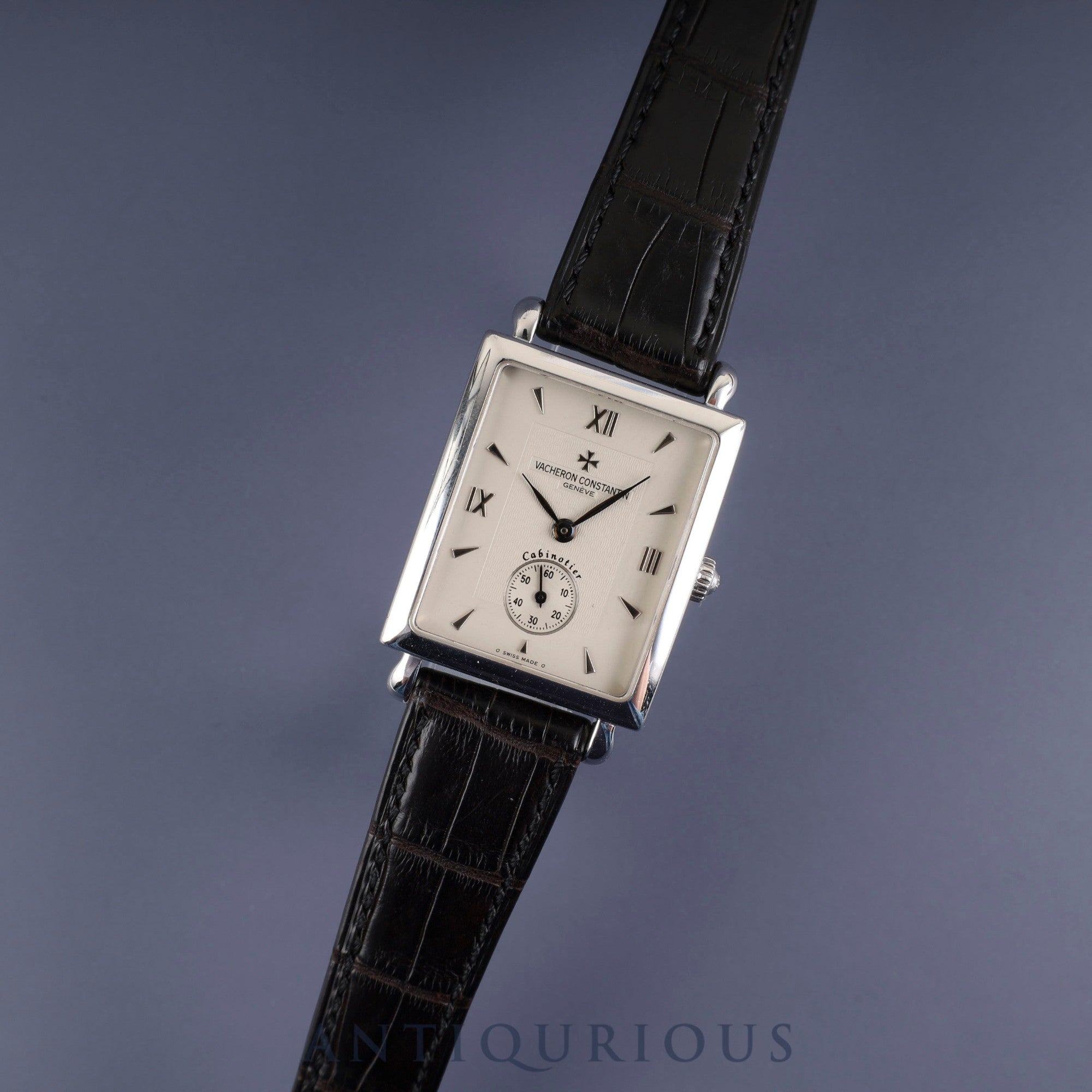 ヴァシュロン・コンスタンタン キャビノチェ 91001/000G-7 手巻き Cal.1017 750 純正革ベルト 純正尾錠(750) ホワイト文字盤 箱 ケース 冊子 保証書(1996年) オーバーホール済み