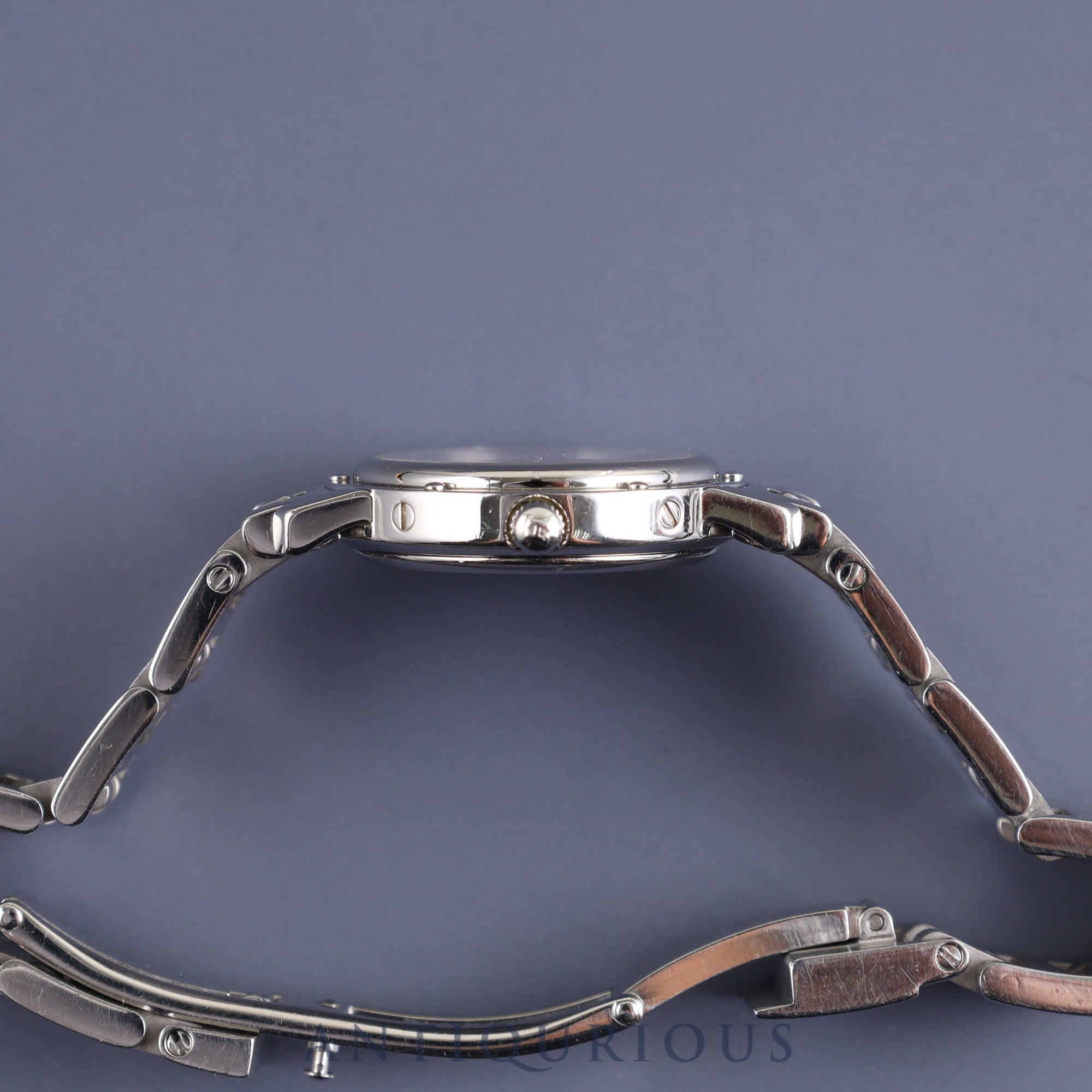 エルメス クリッパー CL4.210 クォーツ SS SS ピンク文字盤 23.8mm オーバーホール済み