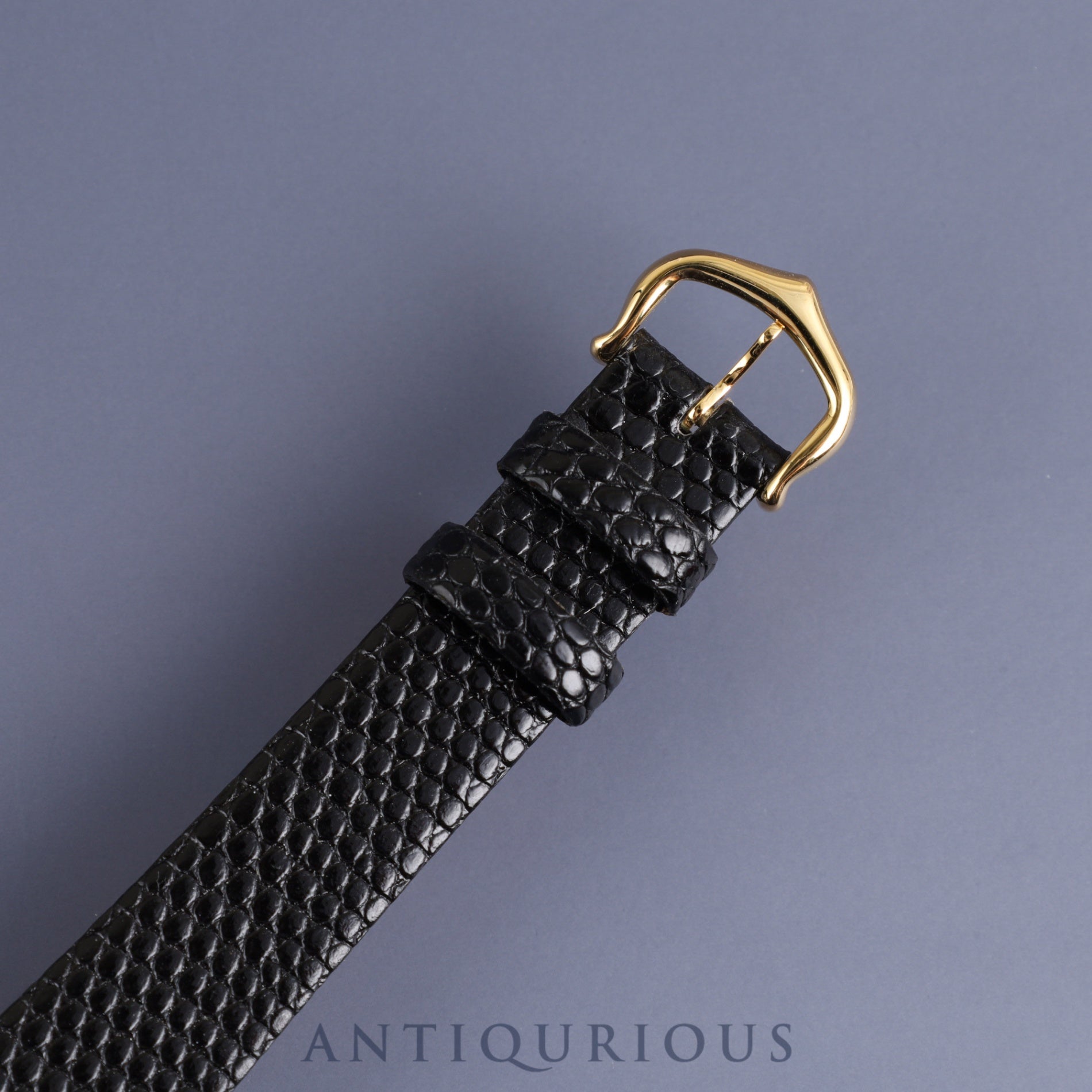Cartier Must Tank LM Manual winding Cal.78-1 SV925 Leather Genuine buckle (GP) Lapis lazuli dial Overhauled