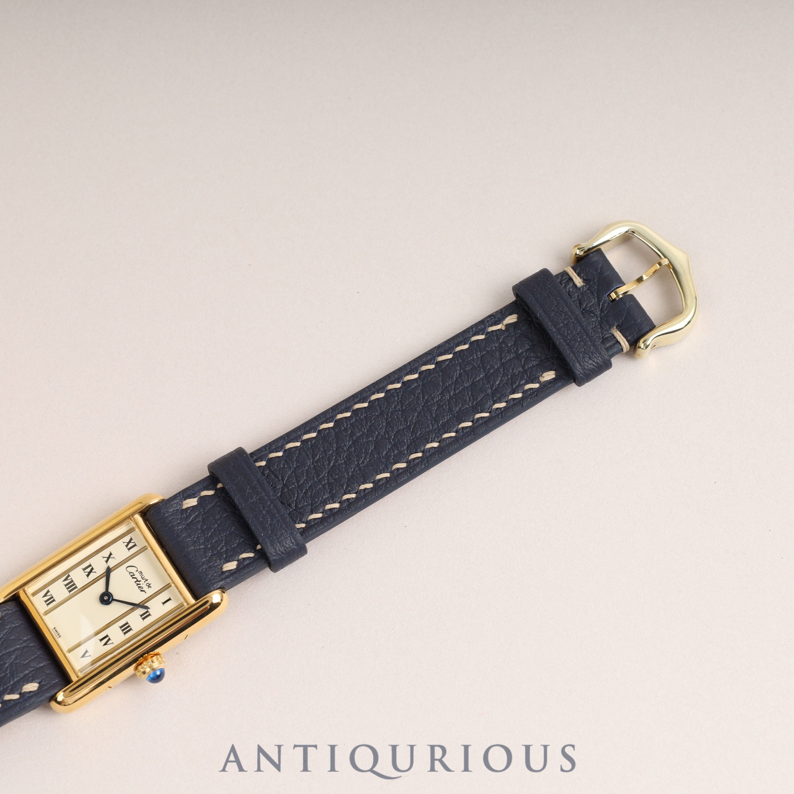 カルティエ マストタンク SM QZ ストレートローマン文字盤