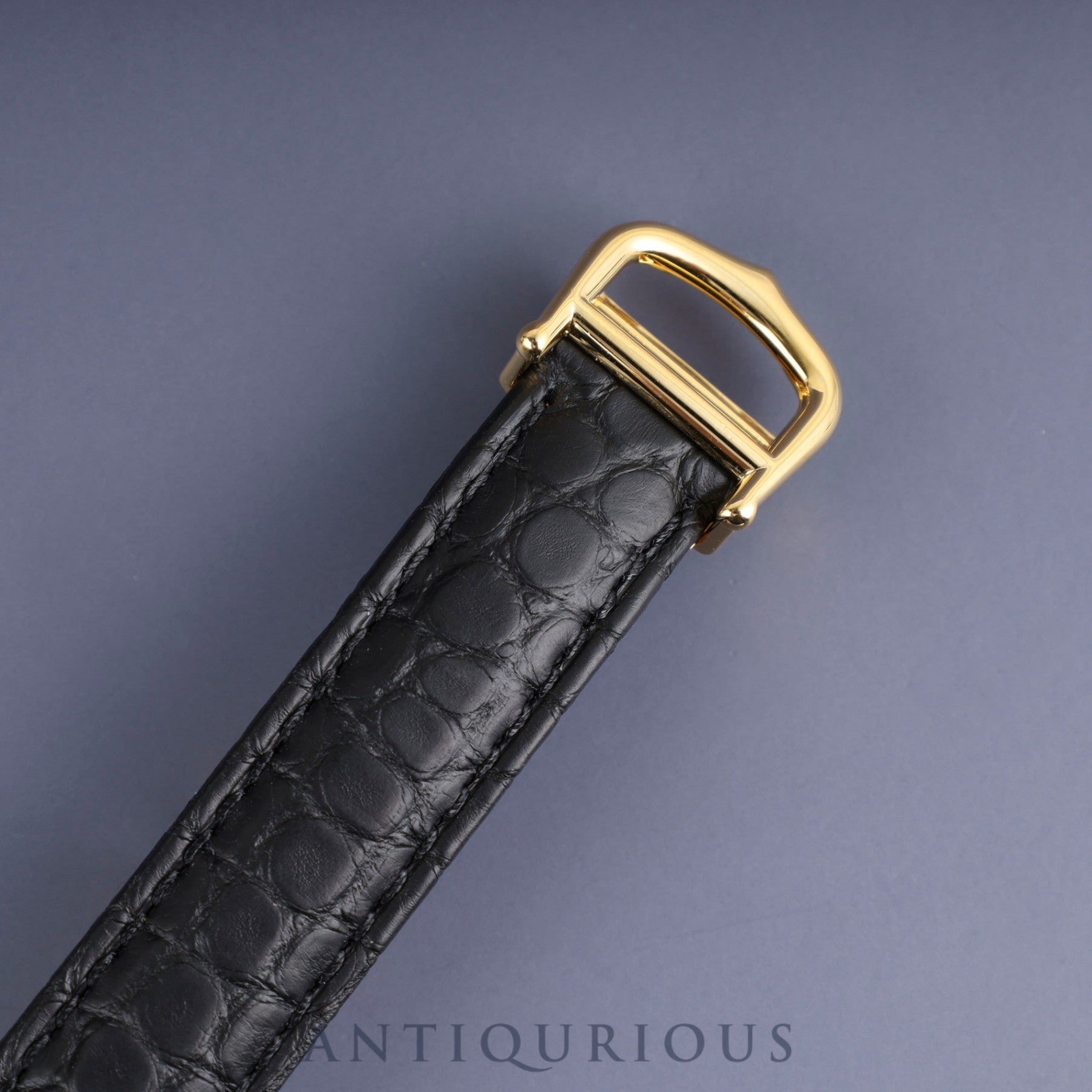 Cartier Must Tank SM W1005554 / 5057001 Quartz Cal.057 SV925 Leather Genuine D-buckle (GP) Opalan dial Genuine replacement belt Box Warranty (1992) Overhauled